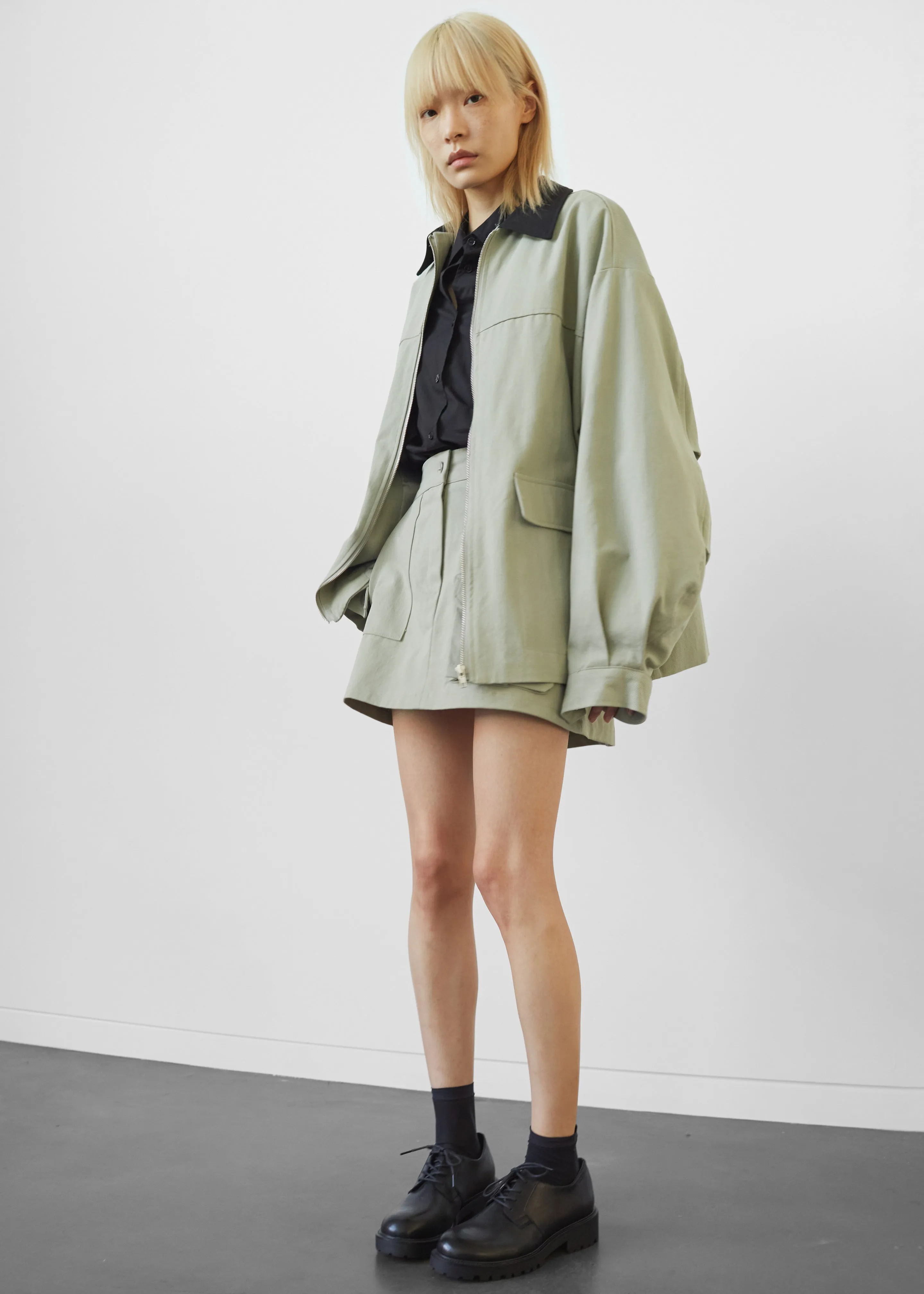 Malia Utility Jacket - Khaki sold by Frankie Shop product image thumbnail 2