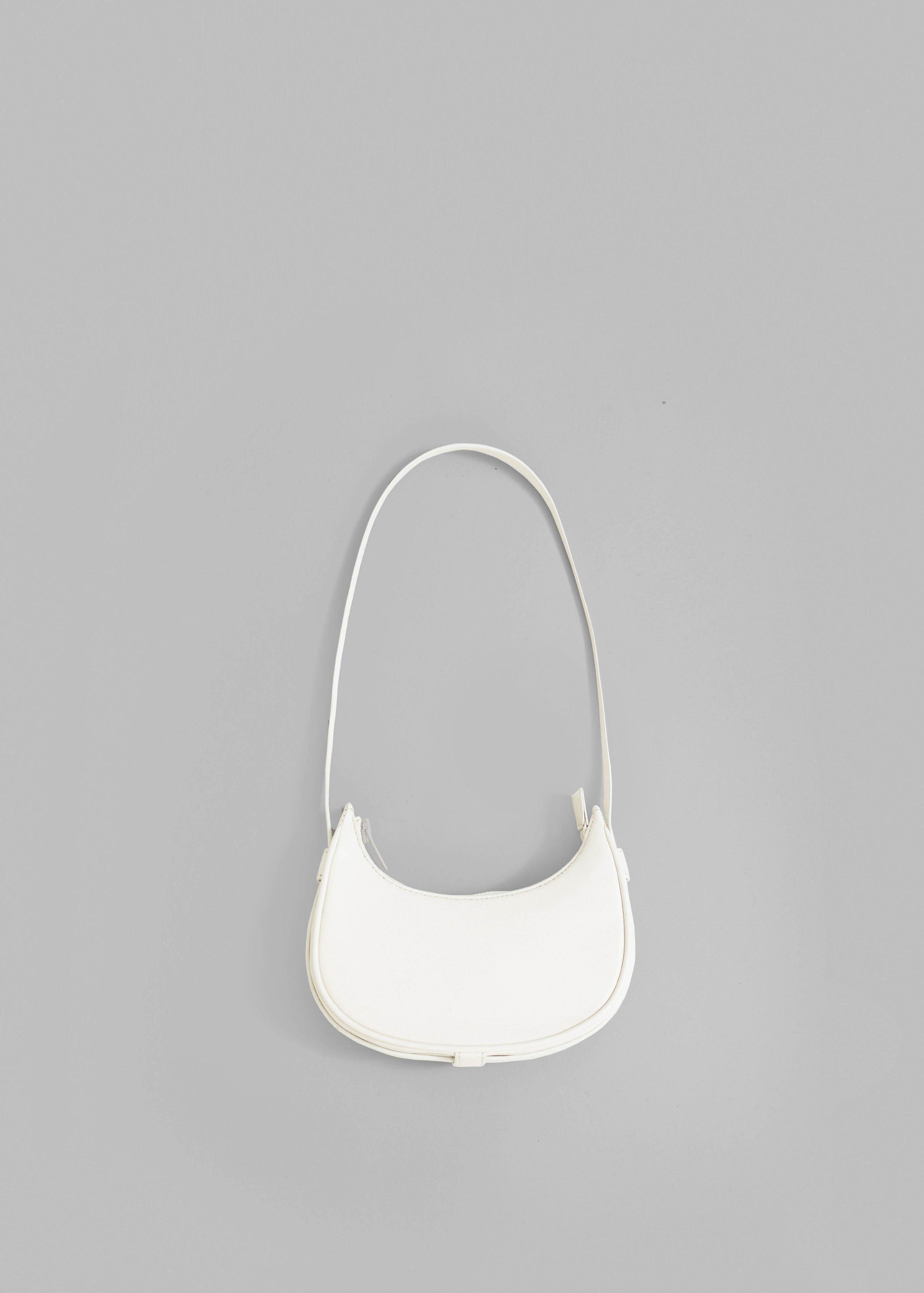 Shaw Mini Crescent Bag - Cream sold by Frankie Shop