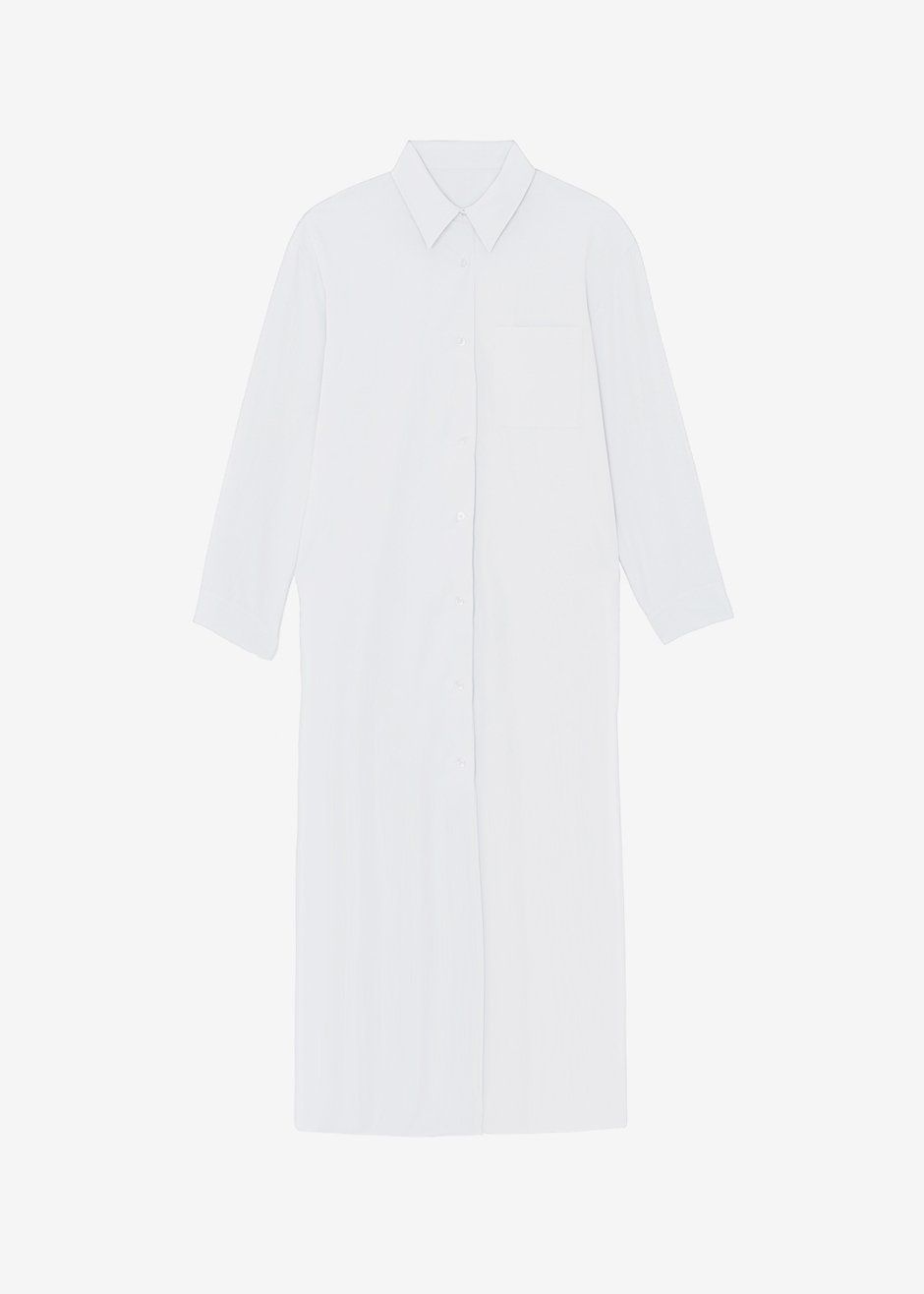 Cala Organic Cotton Shirt Dress - White sold by Frankie Shop product image thumbnail 9