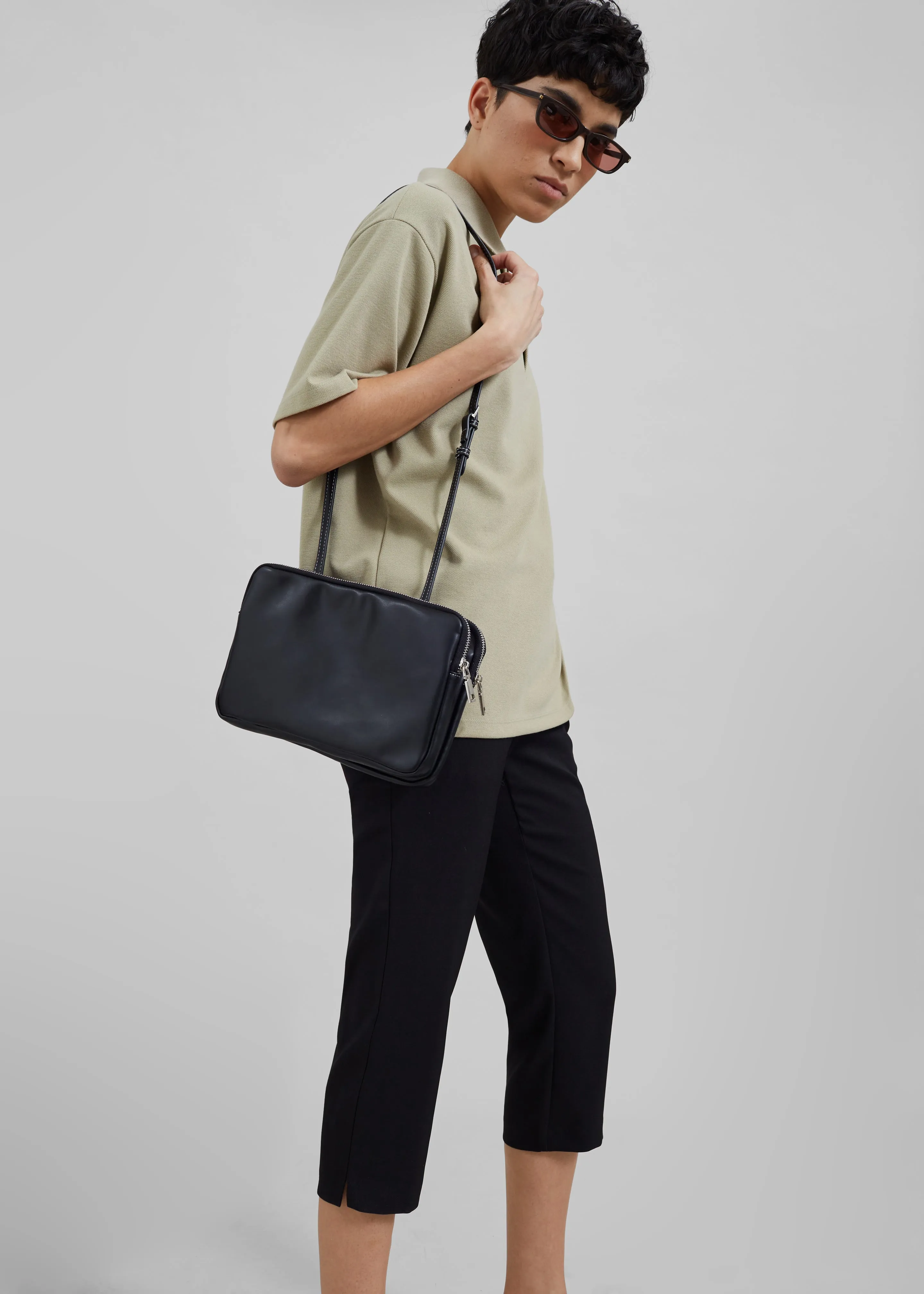 Colby Square Zip Bag - Black sold by Frankie Shop product image thumbnail 3