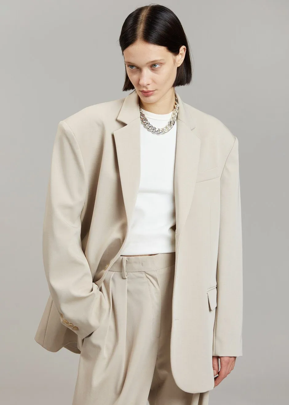 Tansy Oversized Blazer - Beige sold by Frankie Shop product image thumbnail 5