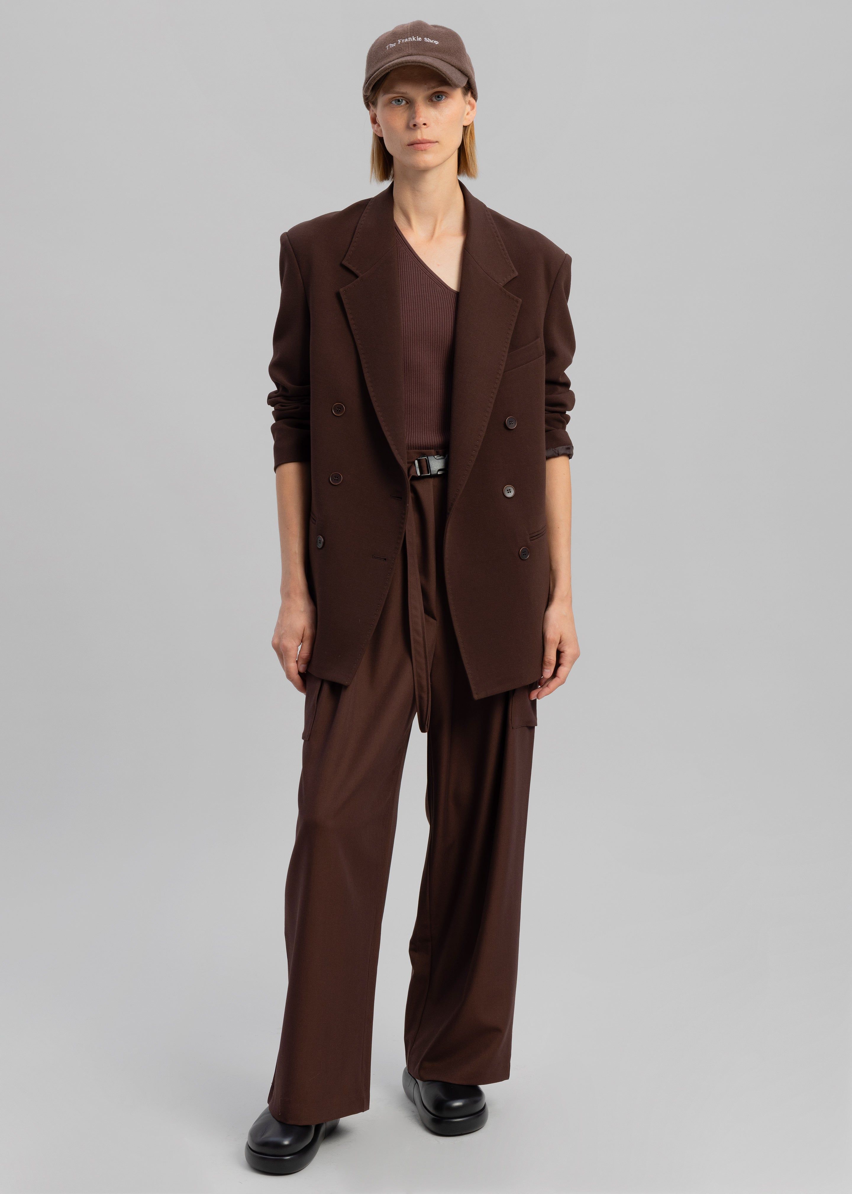 Elna Double Breasted Blazer - Brown sold by Frankie Shop product image thumbnail 2
