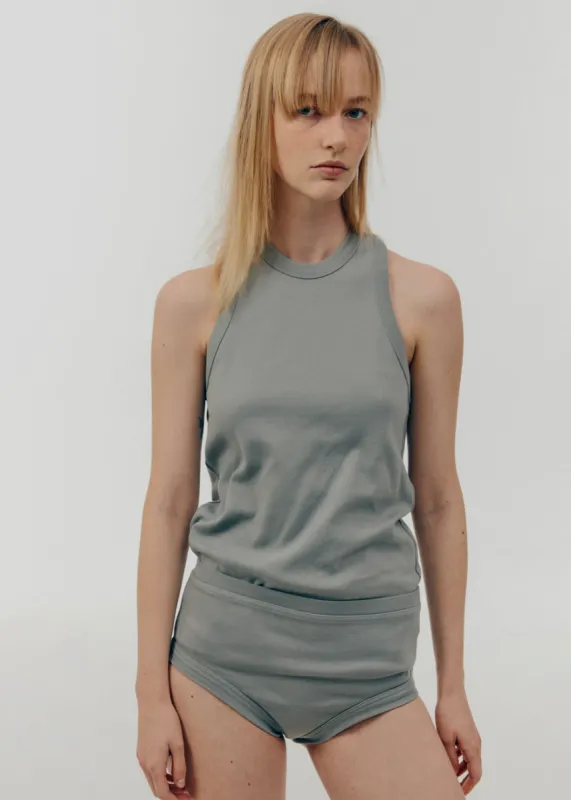 Low Classic Classic Rib Panties - Grey sold by Frankie Shop