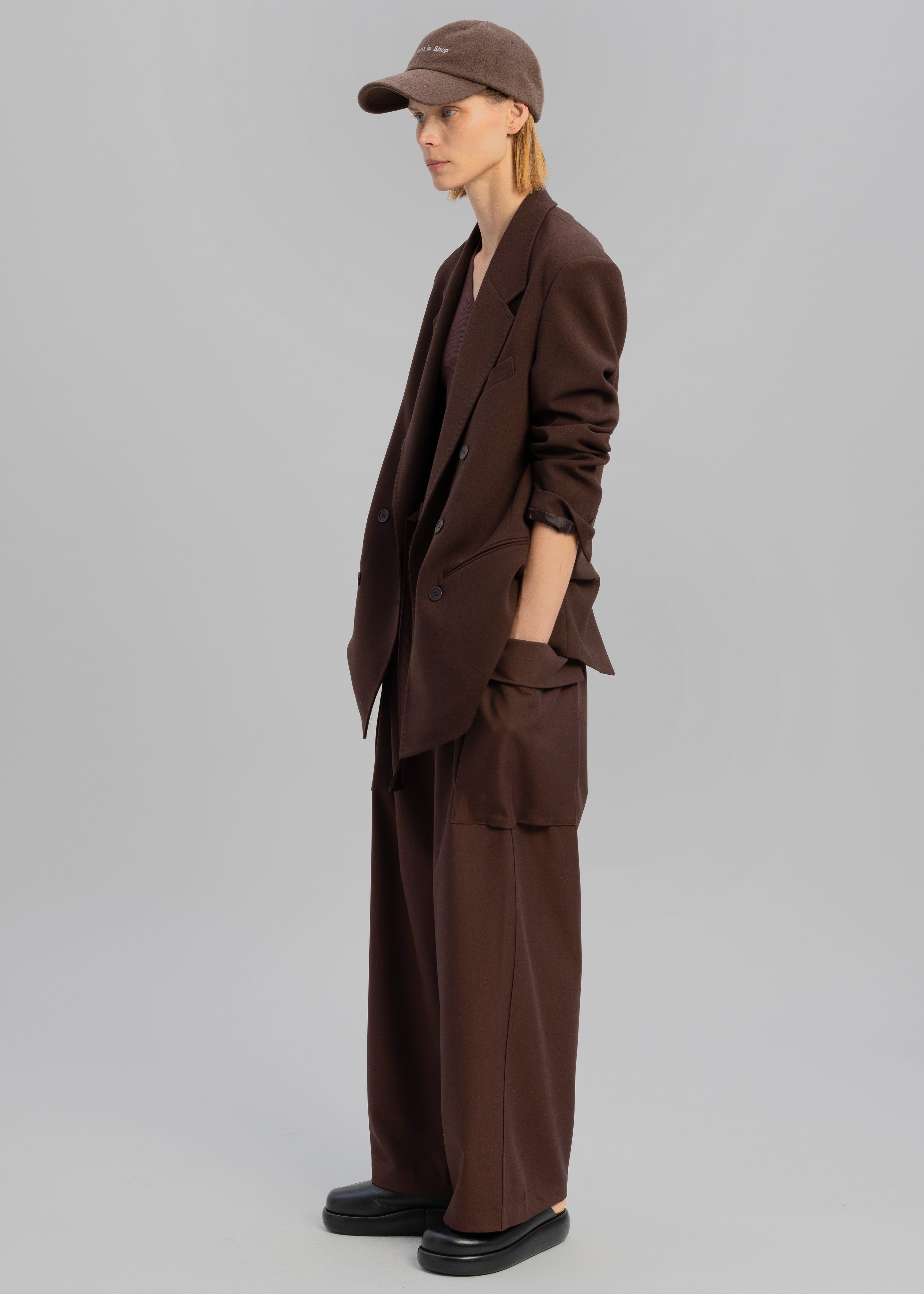 Elna Double Breasted Blazer - Brown sold by Frankie Shop product image thumbnail 8