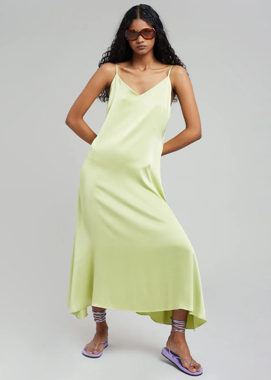 Cordelia Satin Dress - Lime sold by Frankie Shop product image thumbnail 4
