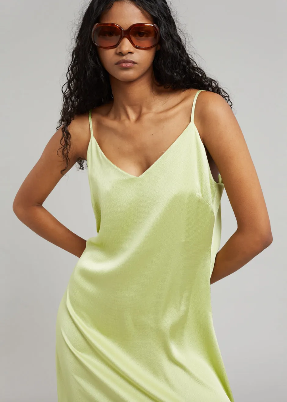 Cordelia Satin Dress - Lime sold by Frankie Shop product image thumbnail 2
