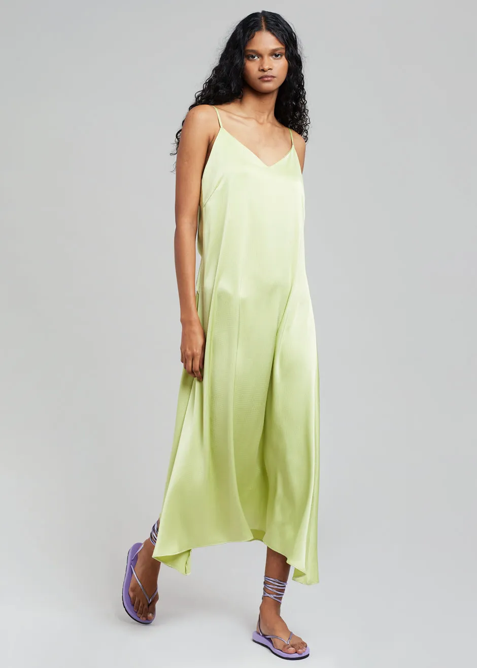 Cordelia Satin Dress - Lime sold by Frankie Shop product image thumbnail 3