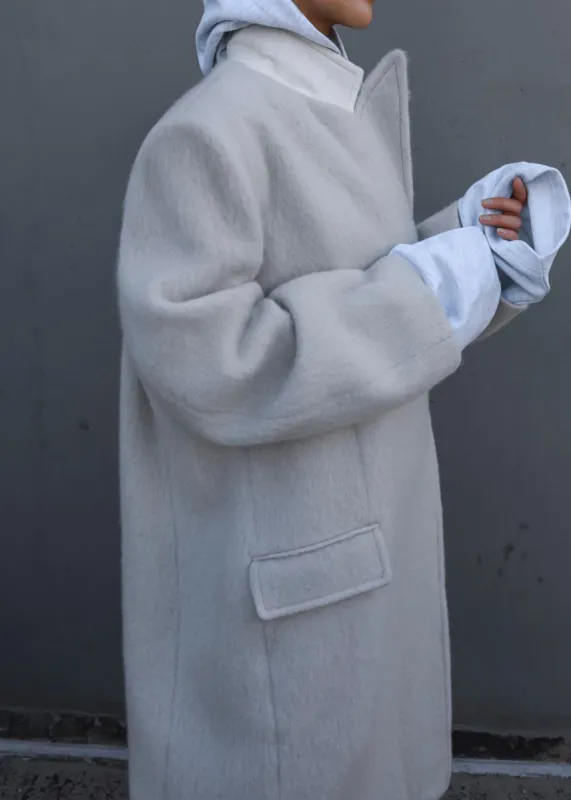 John Oversized Coat - Birch sold by Frankie Shop
