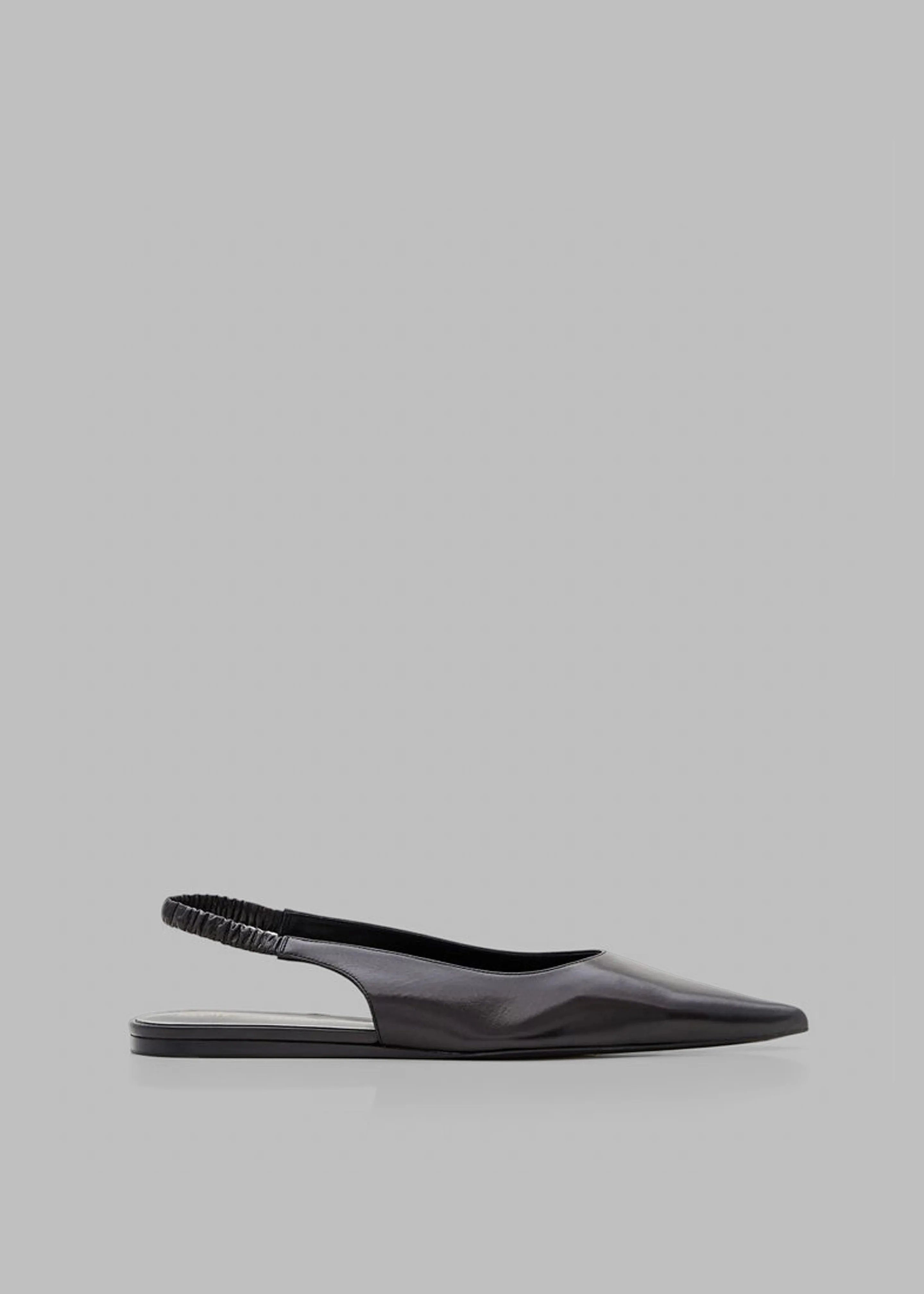 Proenza Schouler Spike Slingback Flats - Black sold by Frankie Shop