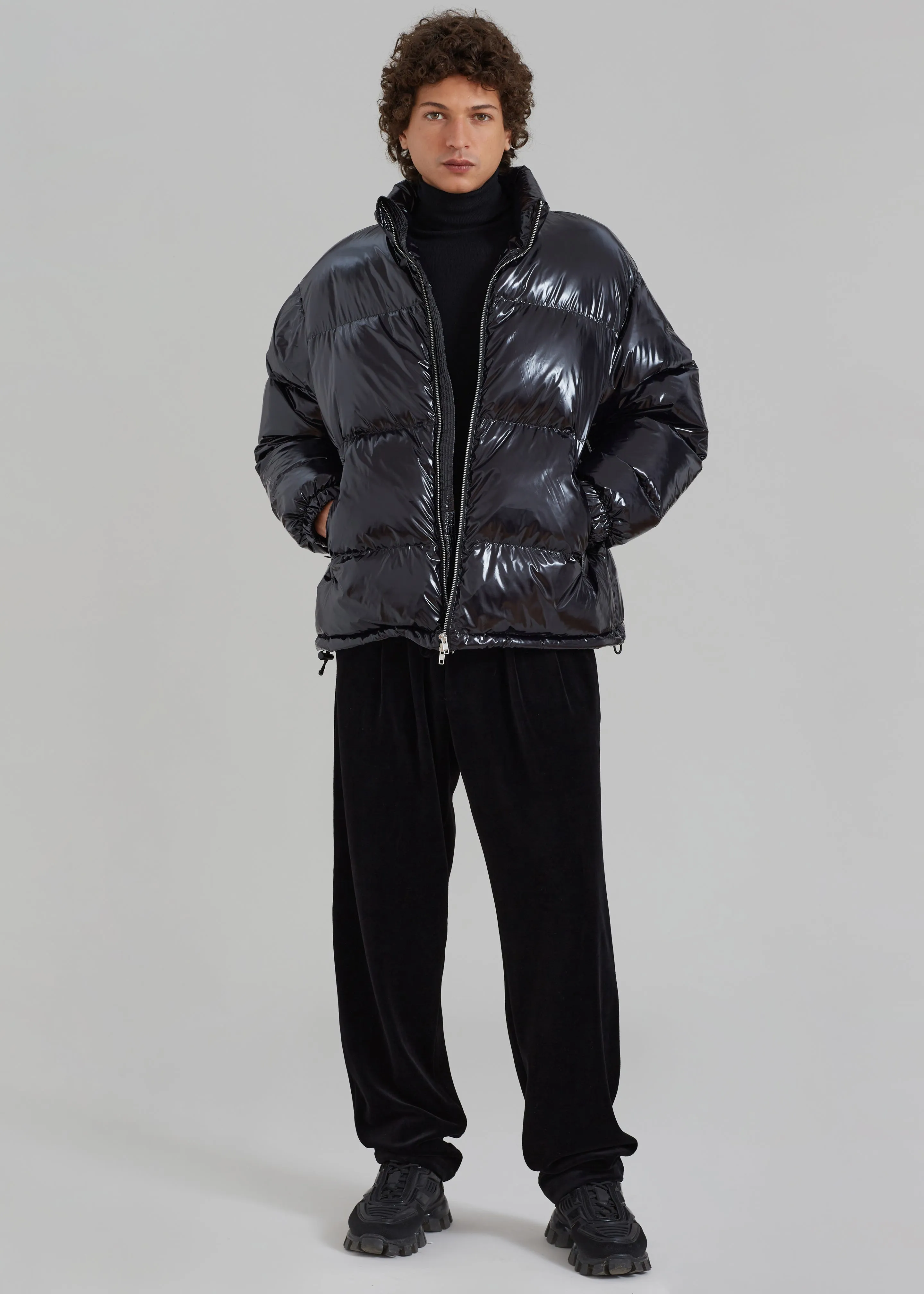 Carson Gloss Puffer - Black sold by Frankie Shop product image thumbnail 3