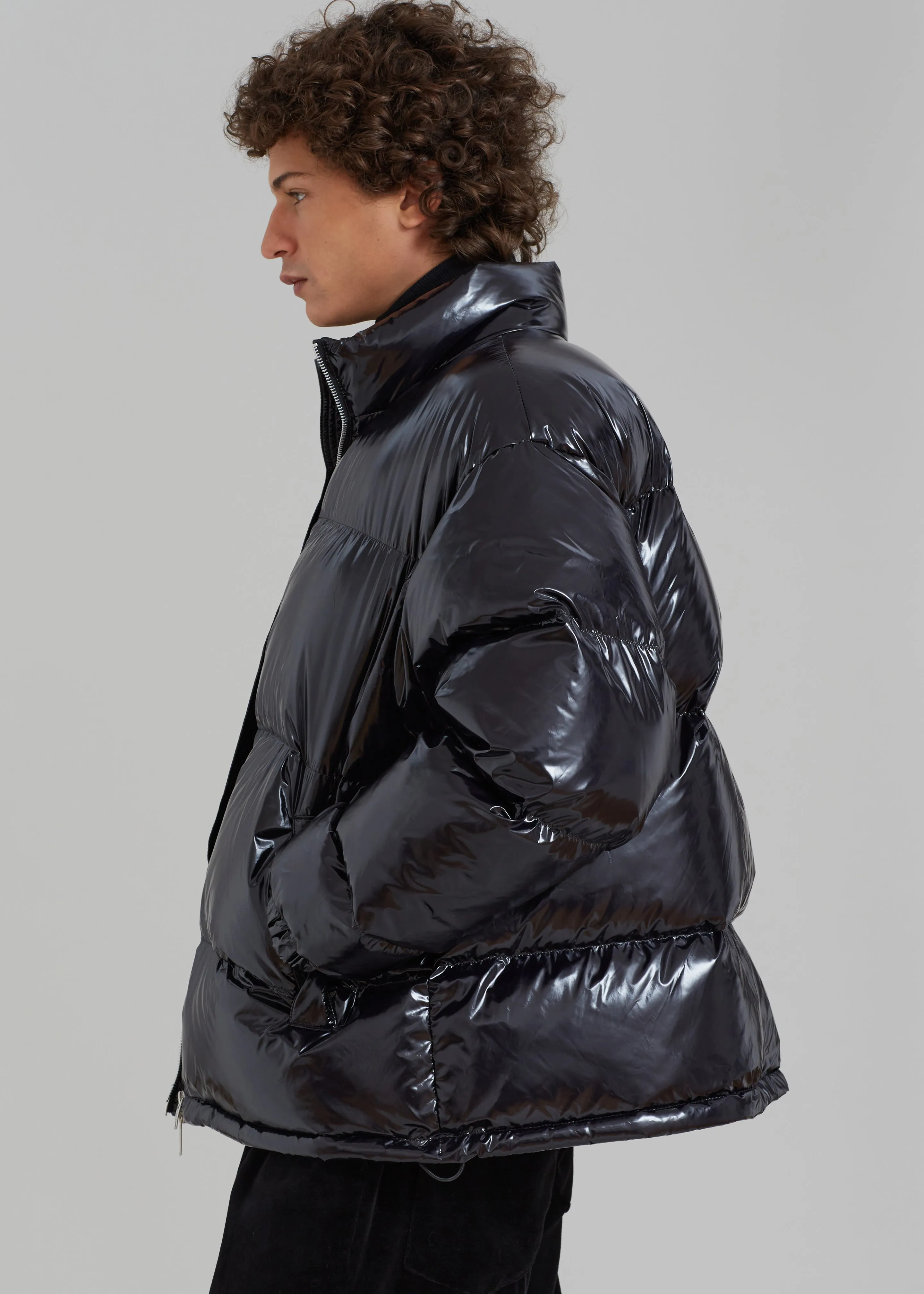 Carson Gloss Puffer - Black sold by Frankie Shop product image thumbnail 4