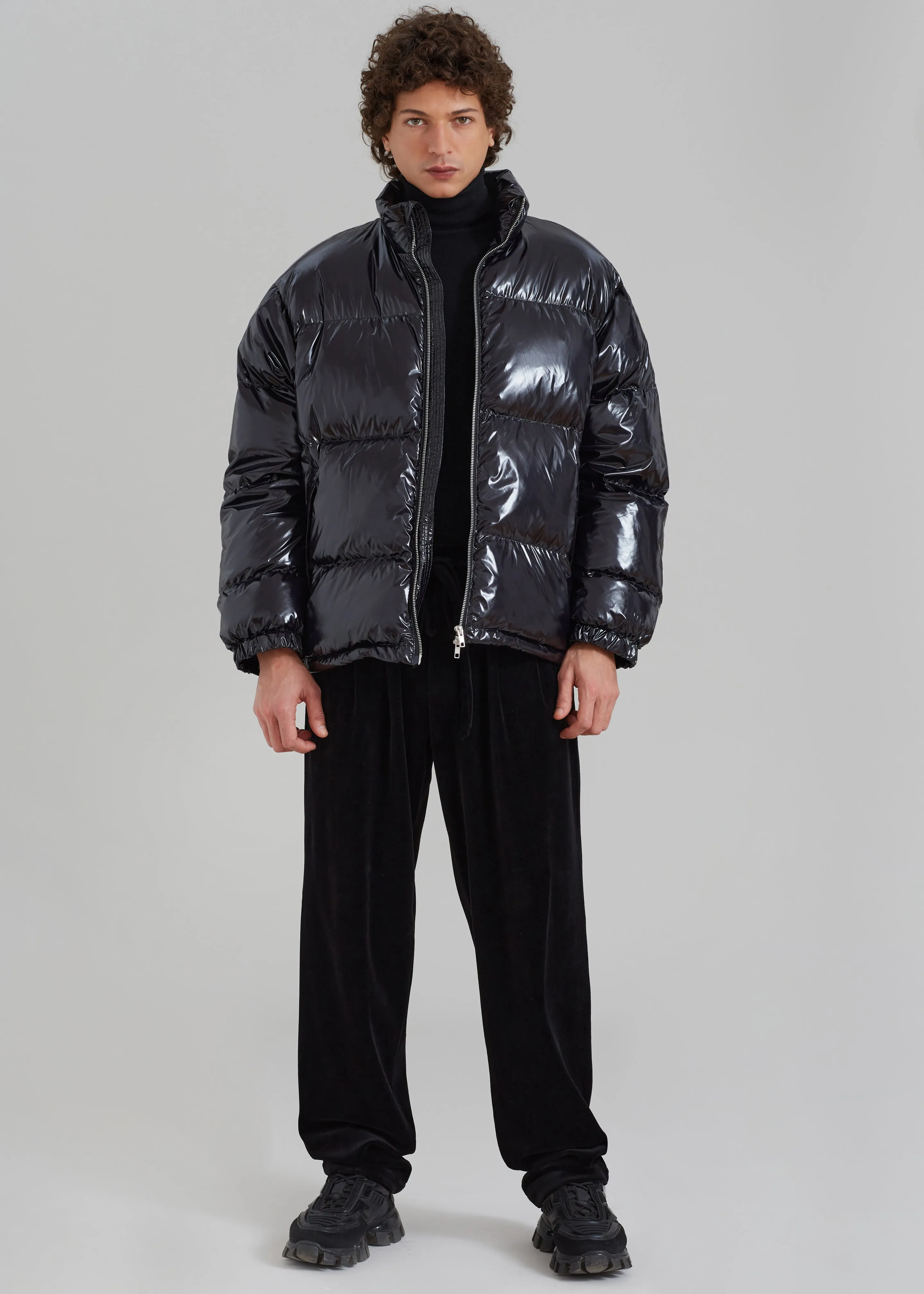 Carson Gloss Puffer - Black sold by Frankie Shop