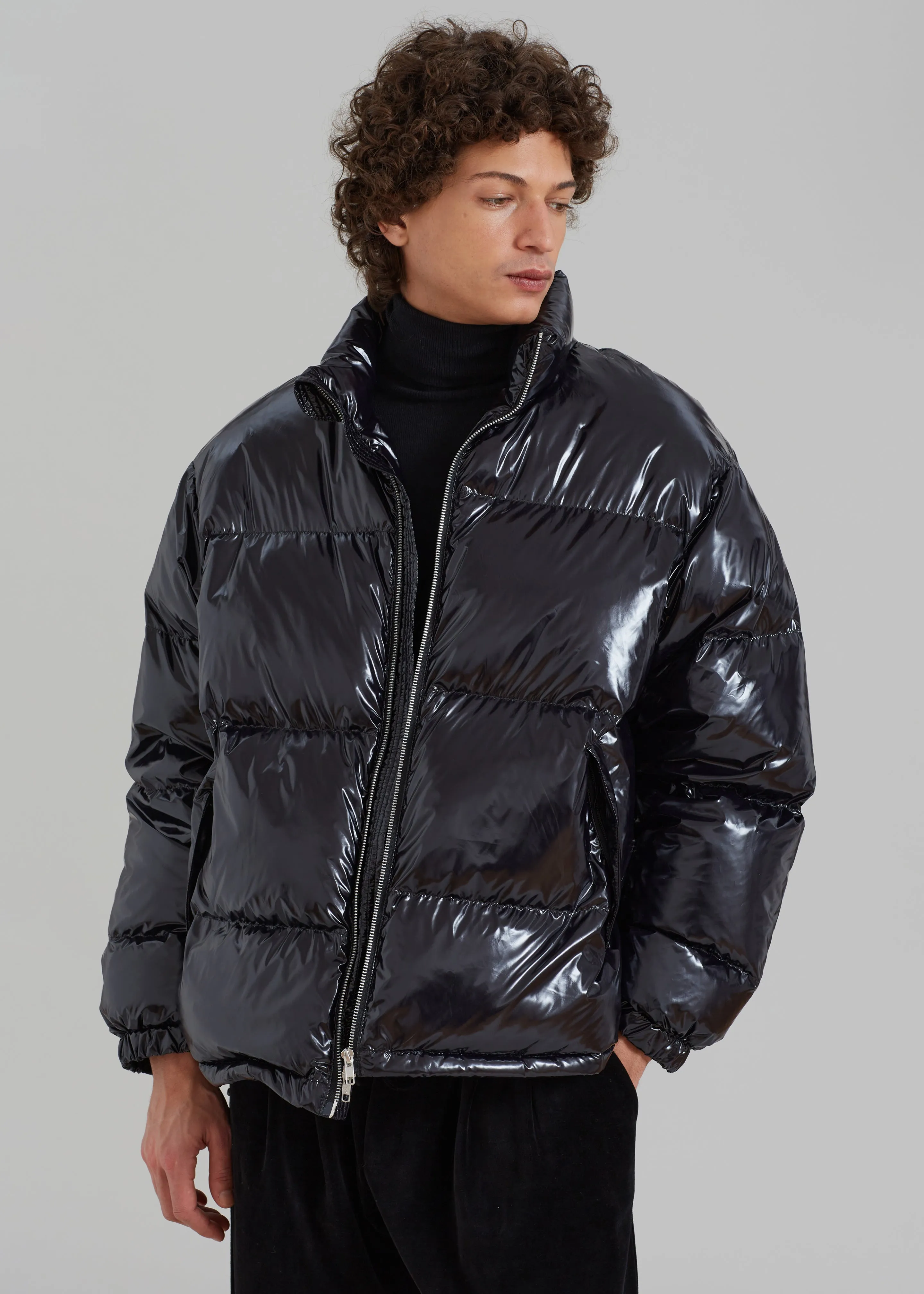 Carson Gloss Puffer - Black sold by Frankie Shop product image thumbnail 2