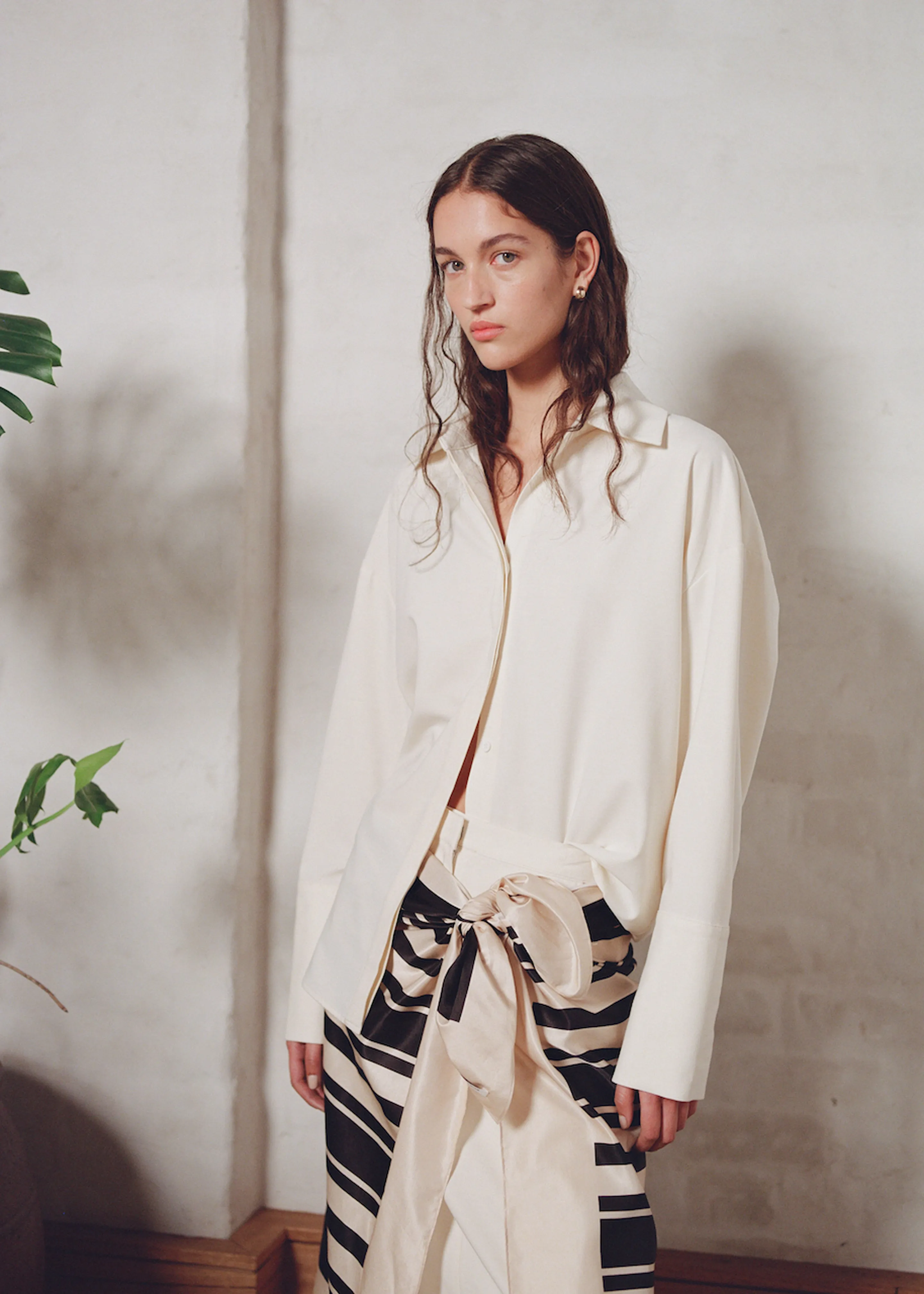 Solaqua The Amelie Shirt - Ivory sold by Frankie Shop product image thumbnail 4