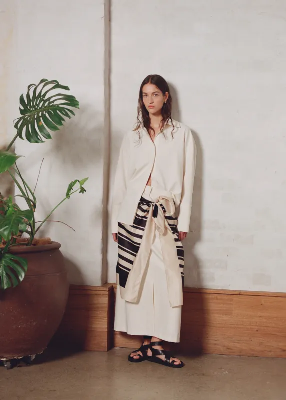 Solaqua The Amelie Shirt - Ivory sold by Frankie Shop