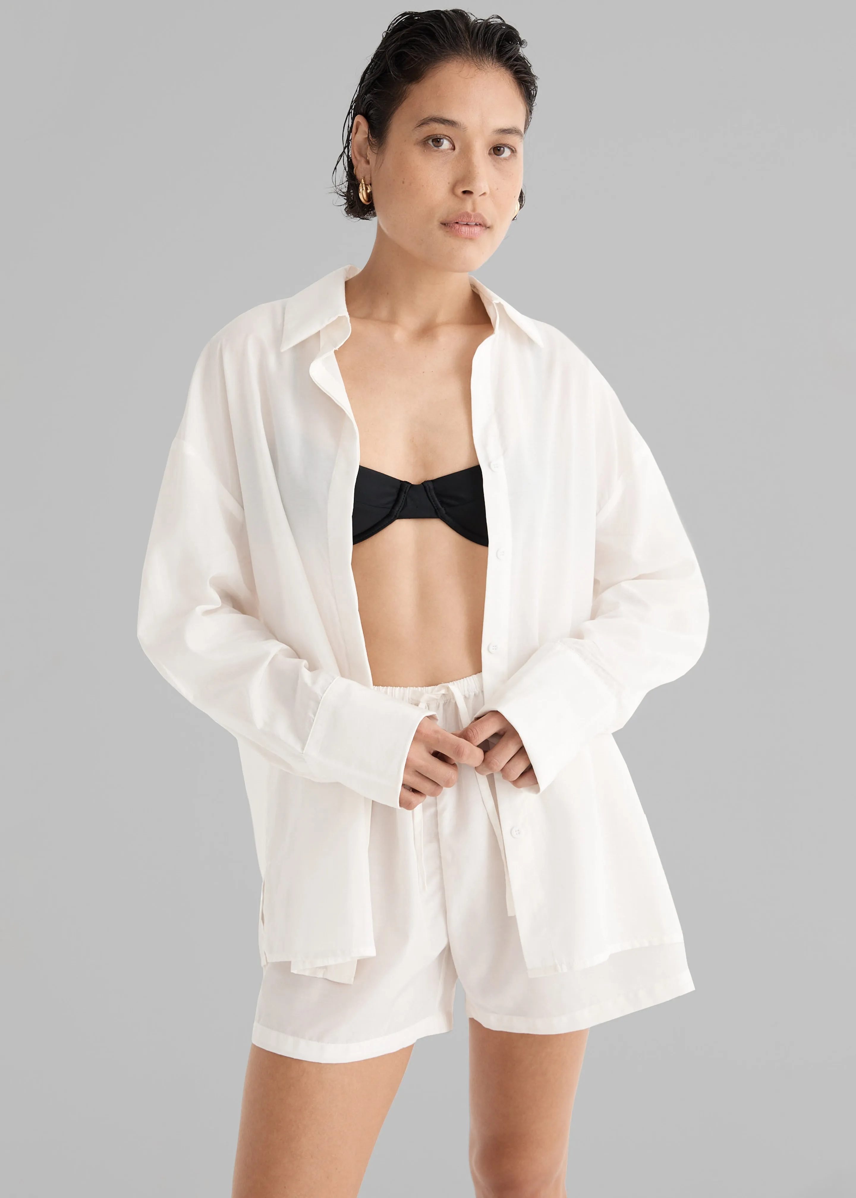 Solaqua The Amelie Shirt - Ivory sold by Frankie Shop product image thumbnail 2
