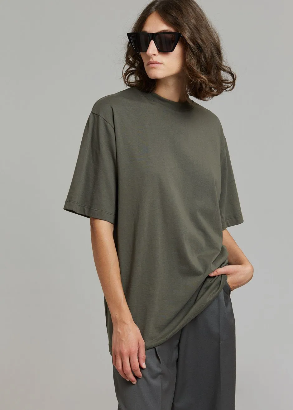 Evora Tee - Olive sold by Frankie Shop