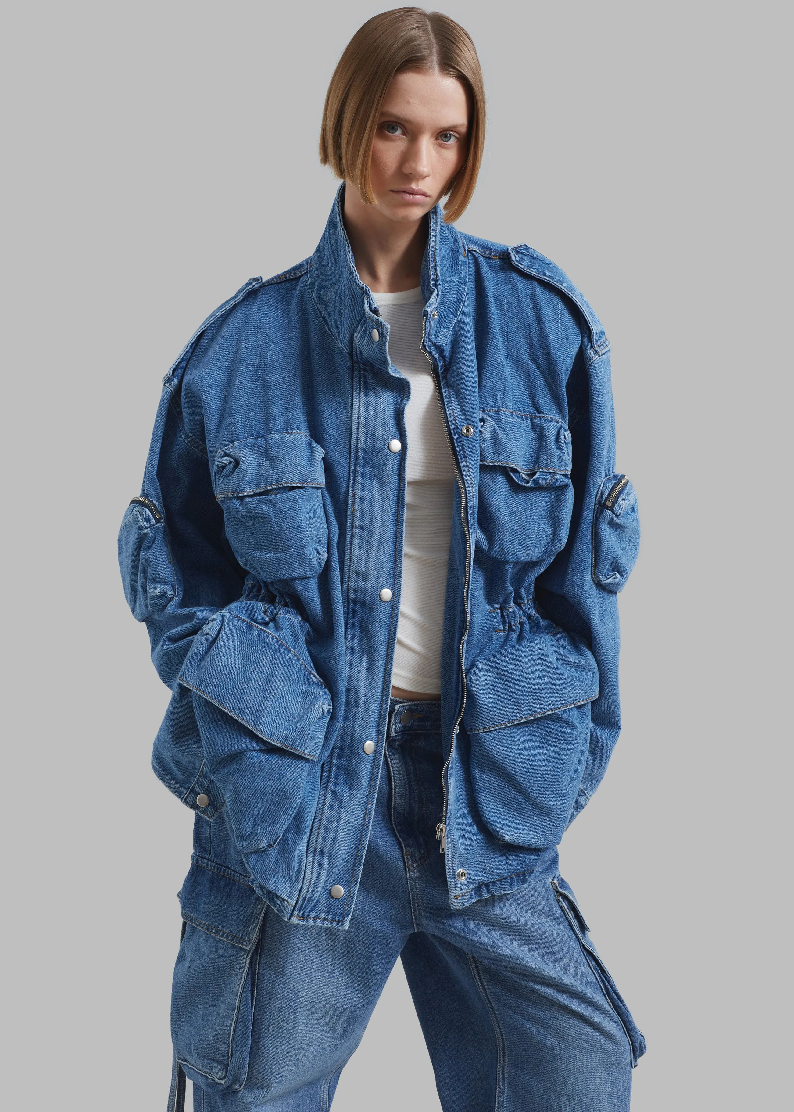 Parker Denim Jacket - Medium Wash sold by Frankie Shop product image thumbnail 3