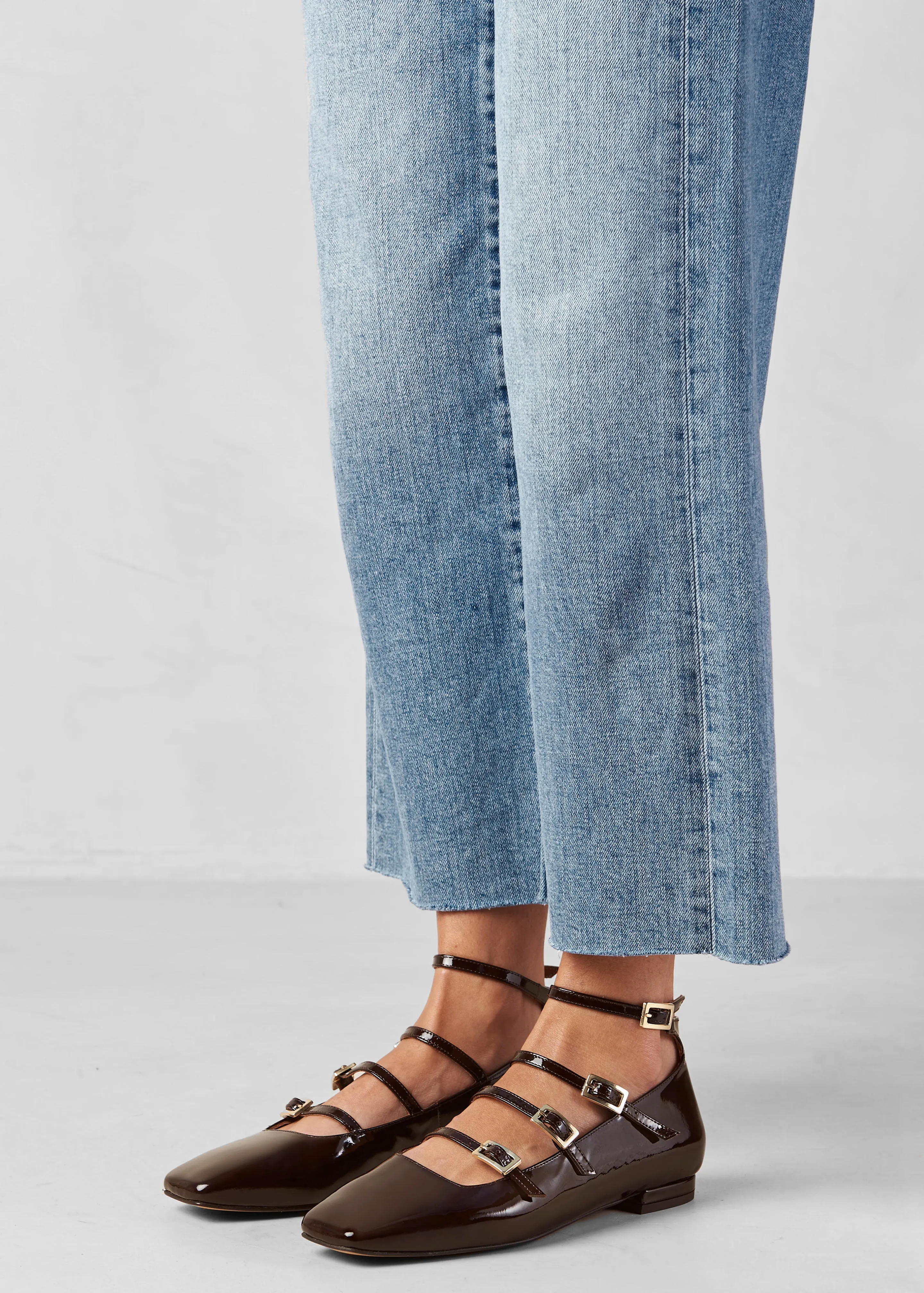 Alohas Luke Onix Leather Ballet Flats - Coffee Brown sold by Frankie Shop product image thumbnail 3