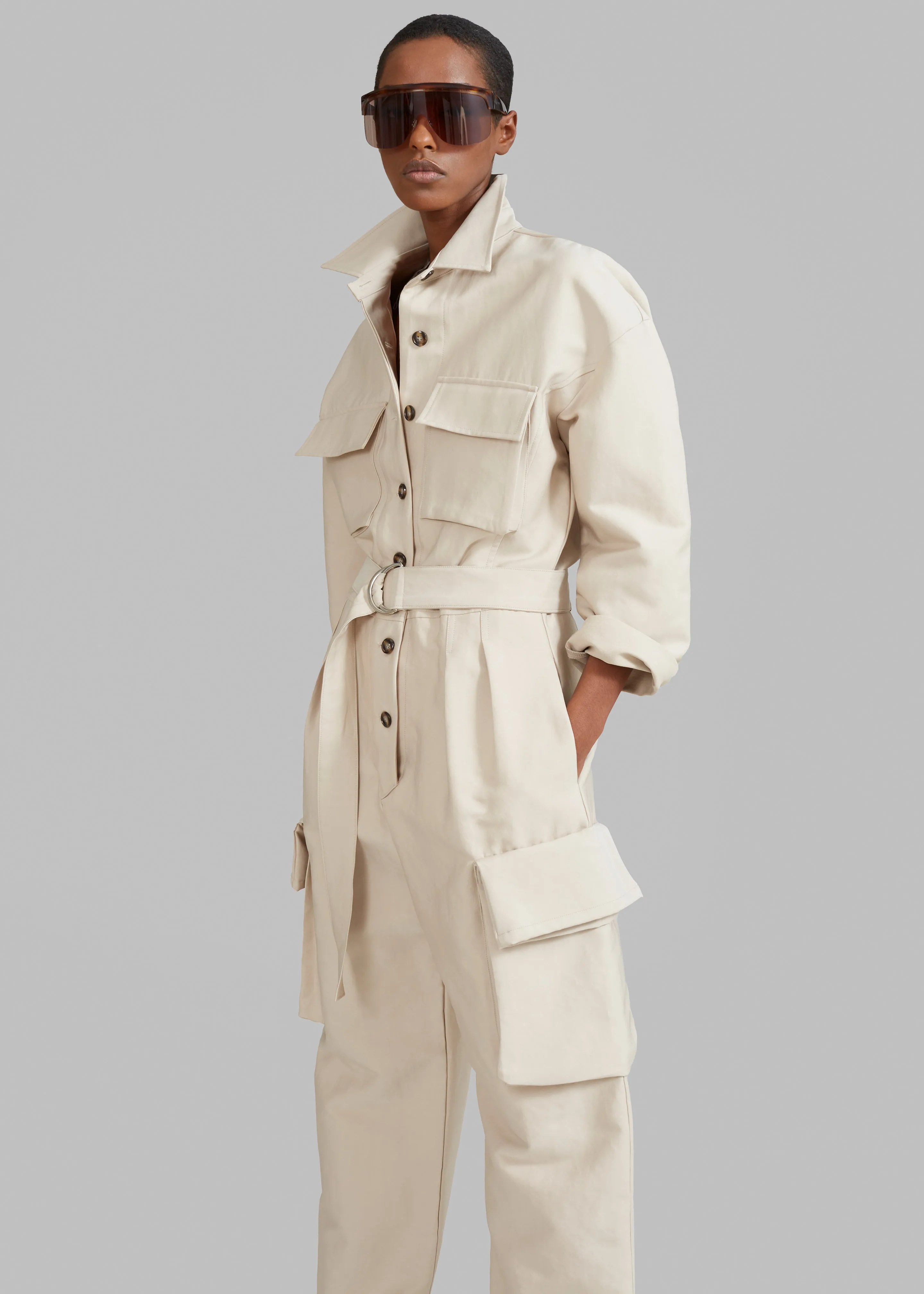 Linda Jumpsuit - Light Beige sold by Frankie Shop product image thumbnail 2