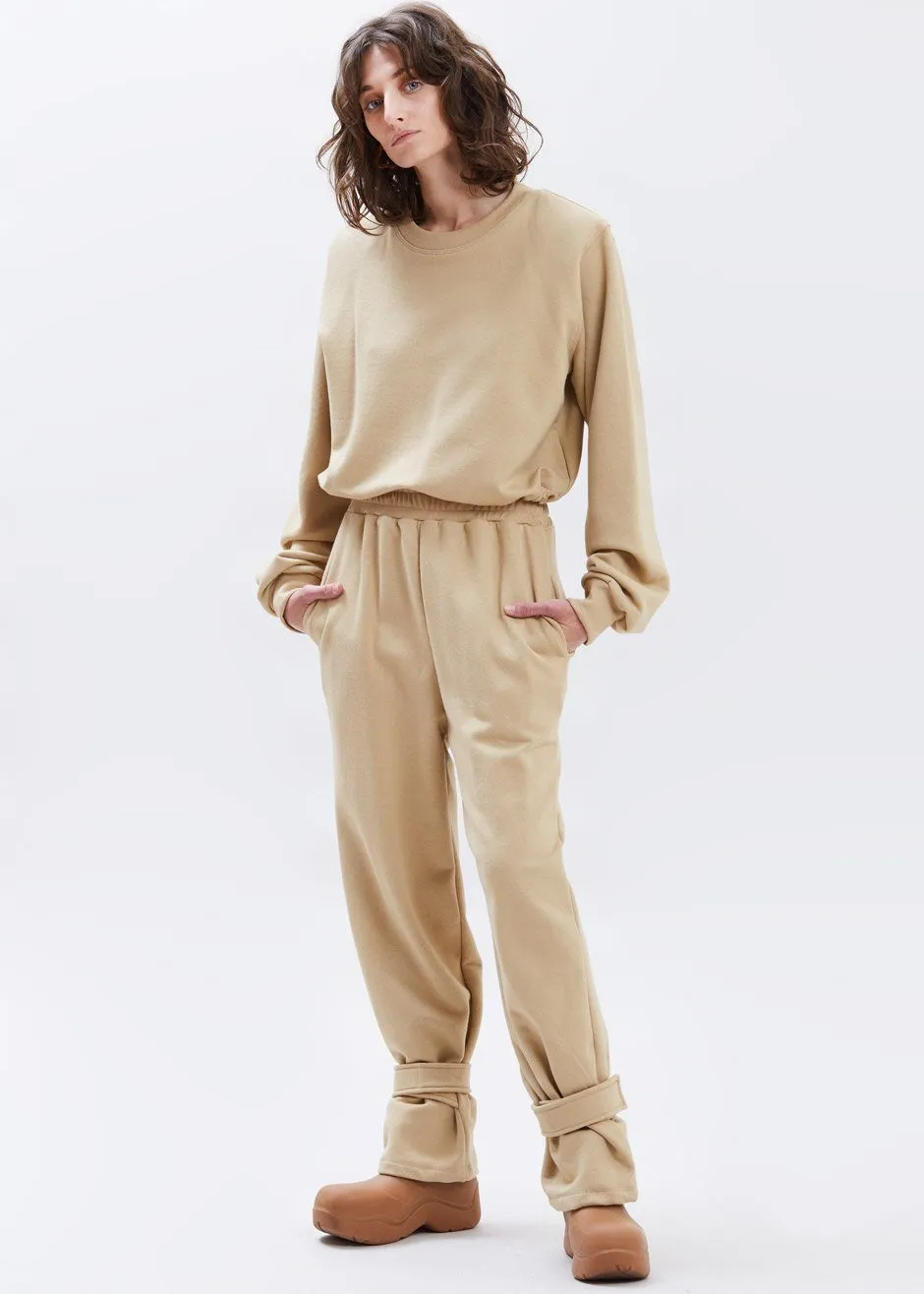 Tab Cuff Sweatpants - Camel sold by Frankie Shop product image thumbnail 3