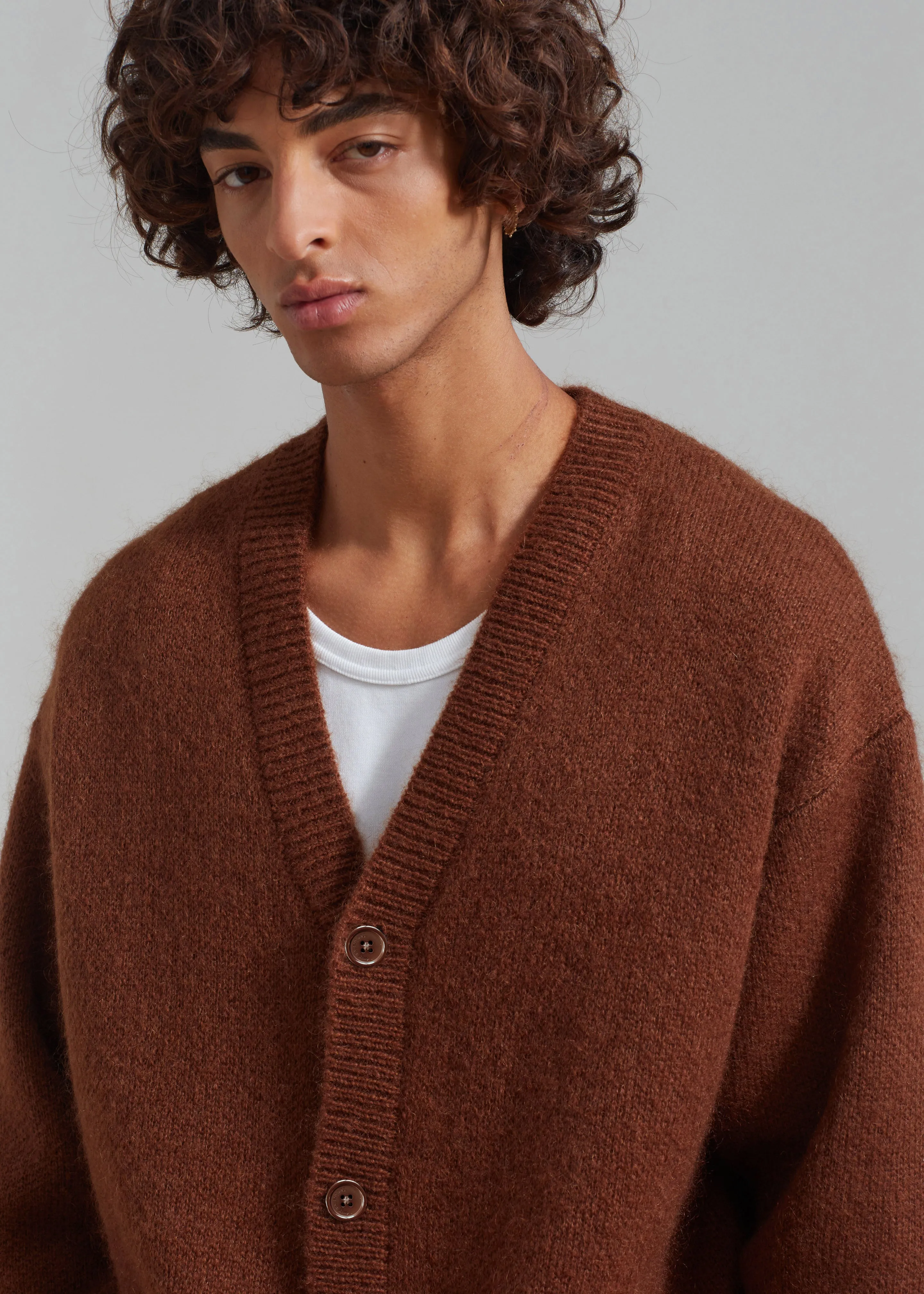 Lucas Cardigan - Brown sold by Frankie Shop product image thumbnail 3
