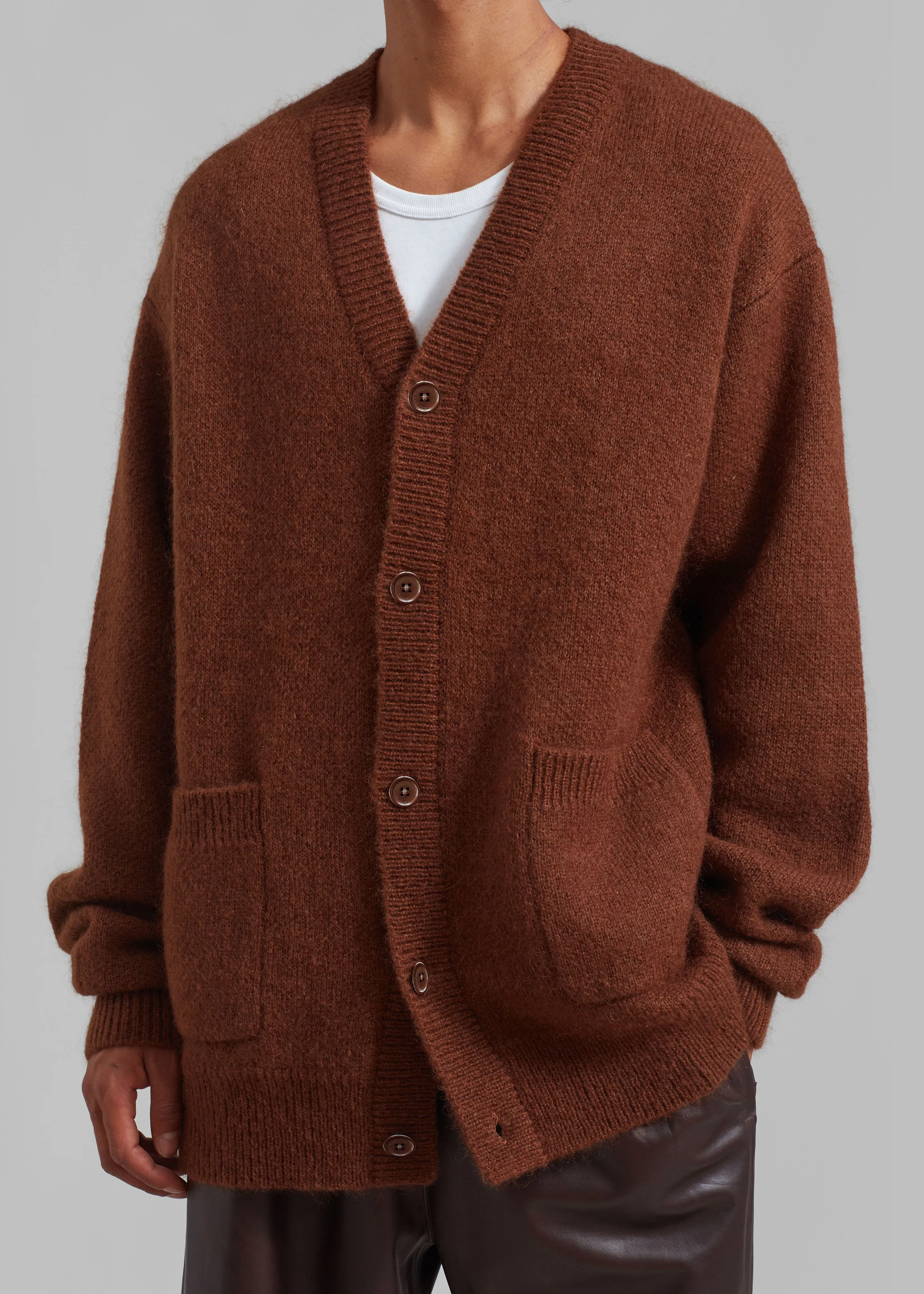 Lucas Cardigan - Brown sold by Frankie Shop product image thumbnail 4