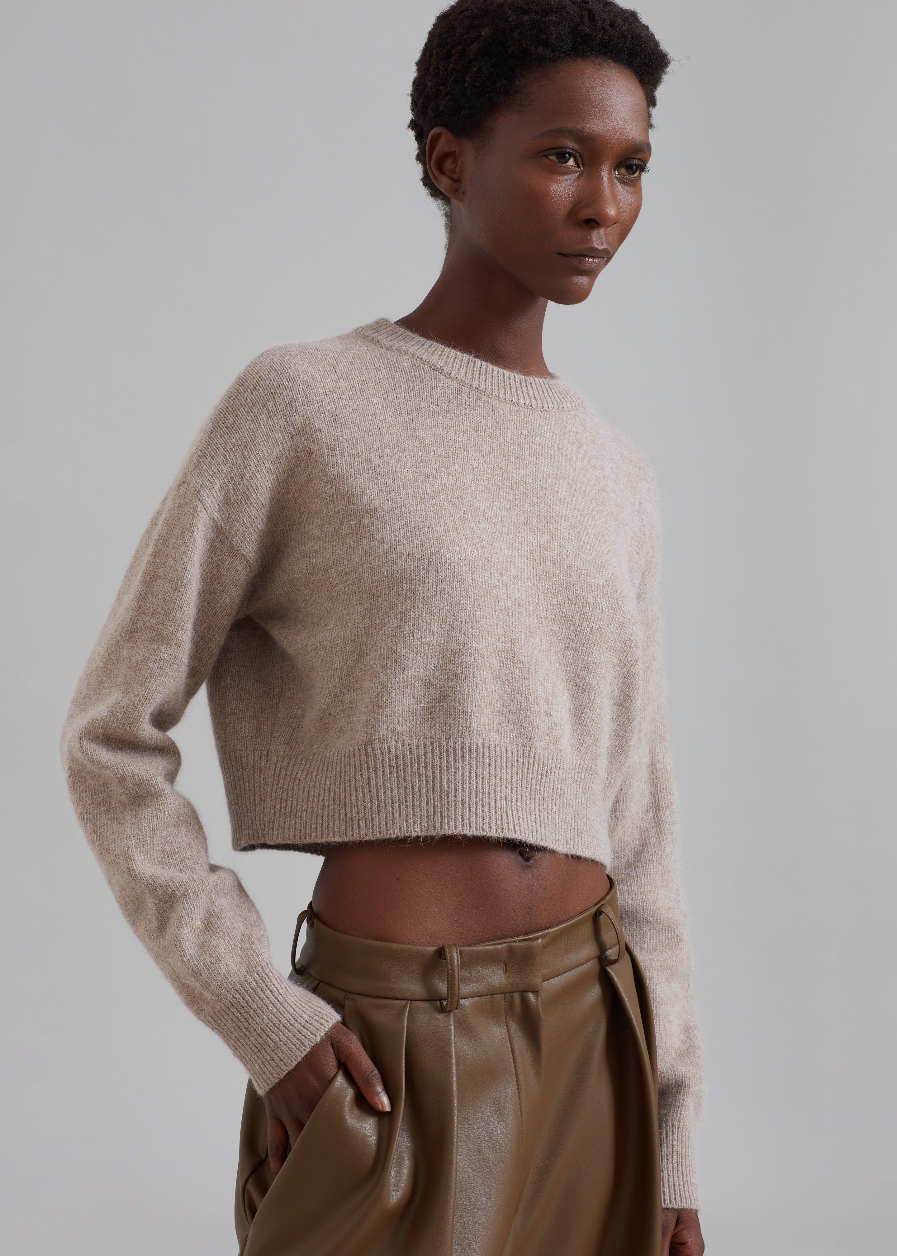 Dori Sweater & Scarf Set - Taupe sold by Frankie Shop product image thumbnail 5