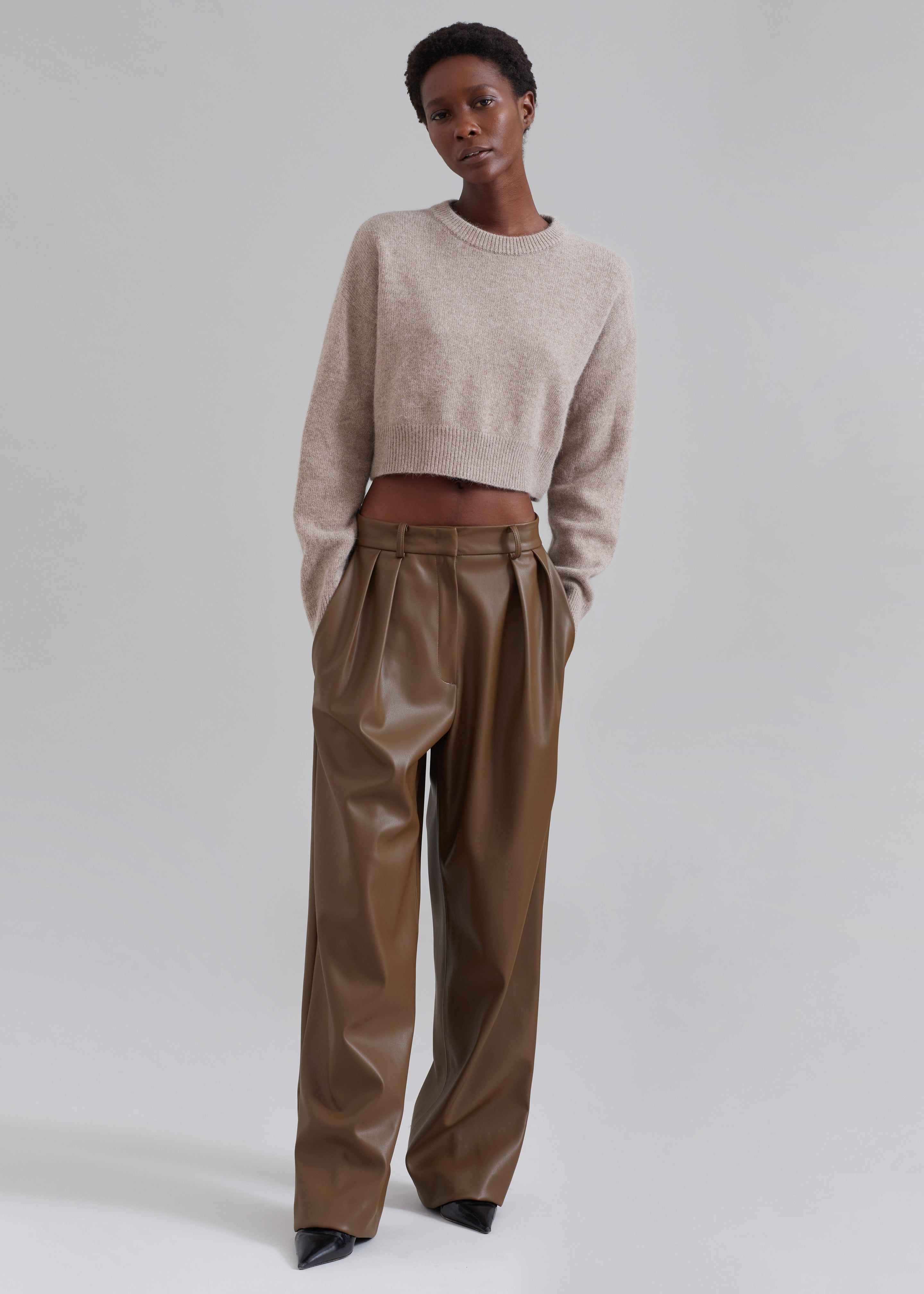 Dori Sweater & Scarf Set - Taupe sold by Frankie Shop product image thumbnail 2
