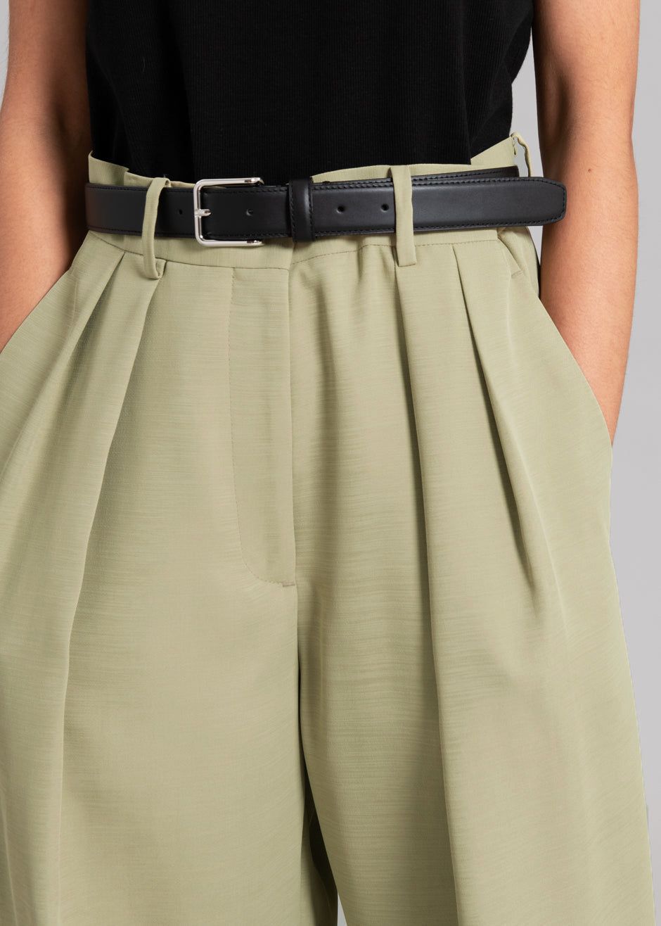 Port Pleated Pants - Sage sold by Frankie Shop product image thumbnail 4