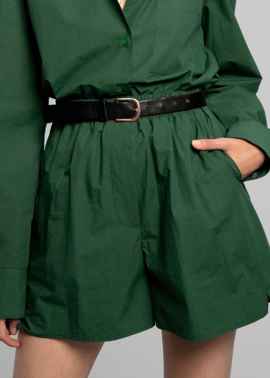 Lui Cotton Boxer Short - Hunter Green sold by Frankie Shop product image thumbnail 2