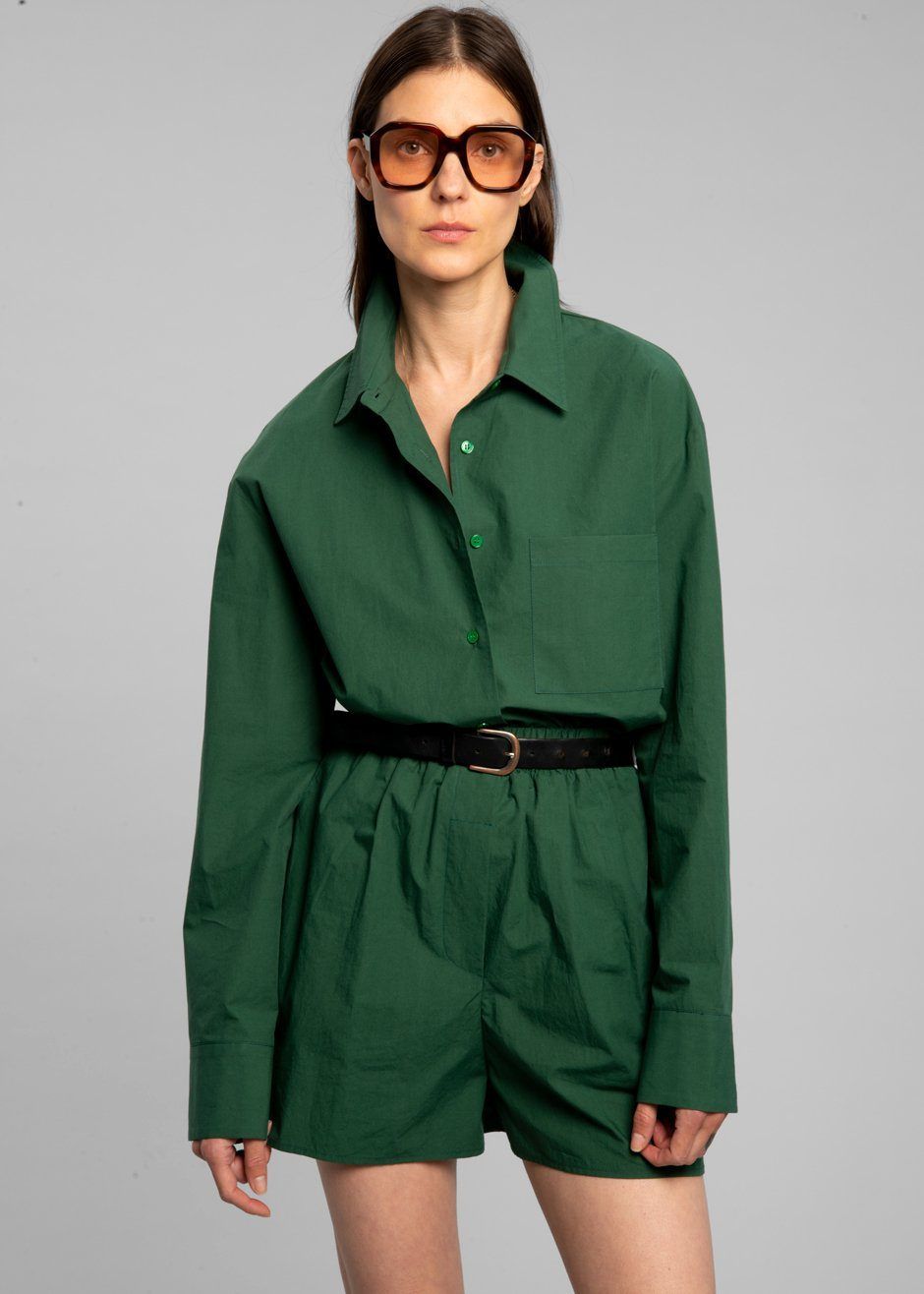 Lui Cotton Boxer Short - Hunter Green sold by Frankie Shop product image thumbnail 6