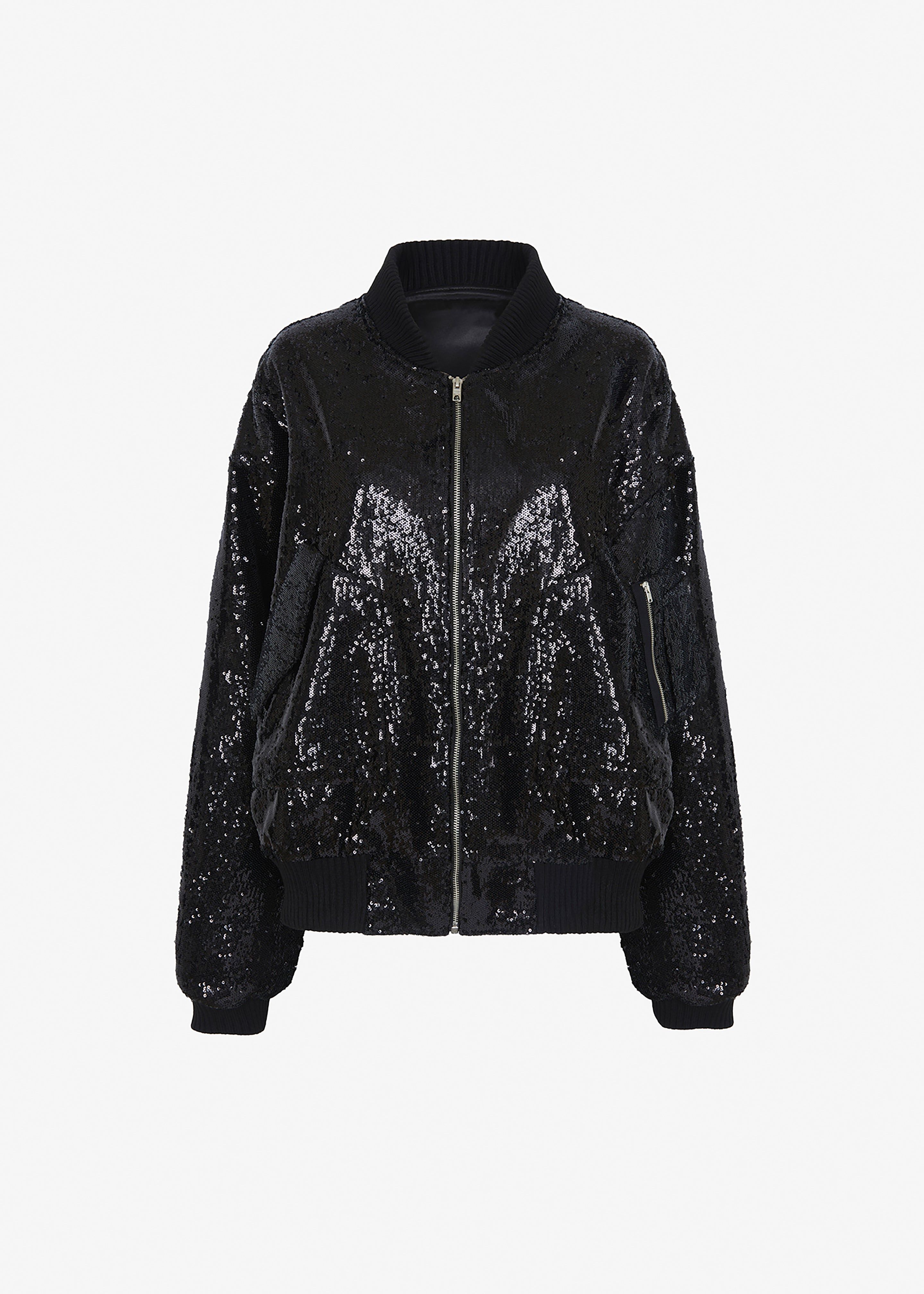 Bonnie Bomber - Black Sequins sold by Frankie Shop product image thumbnail 6