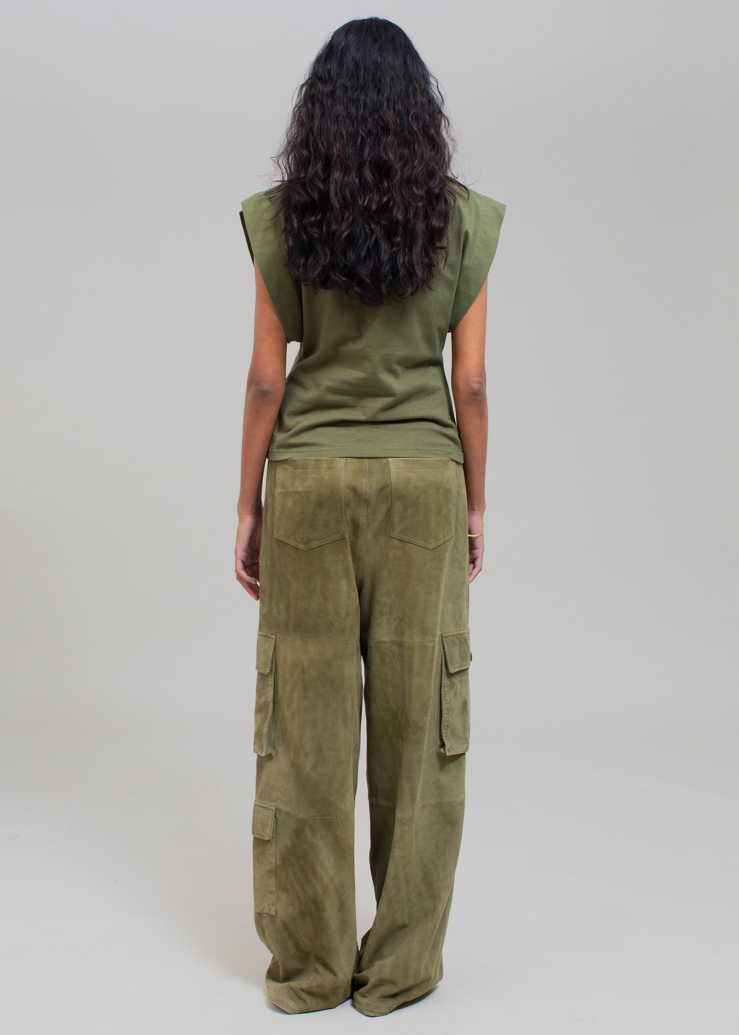 Matteau Boat Neck Tee - Khaki sold by Frankie Shop product image thumbnail 5
