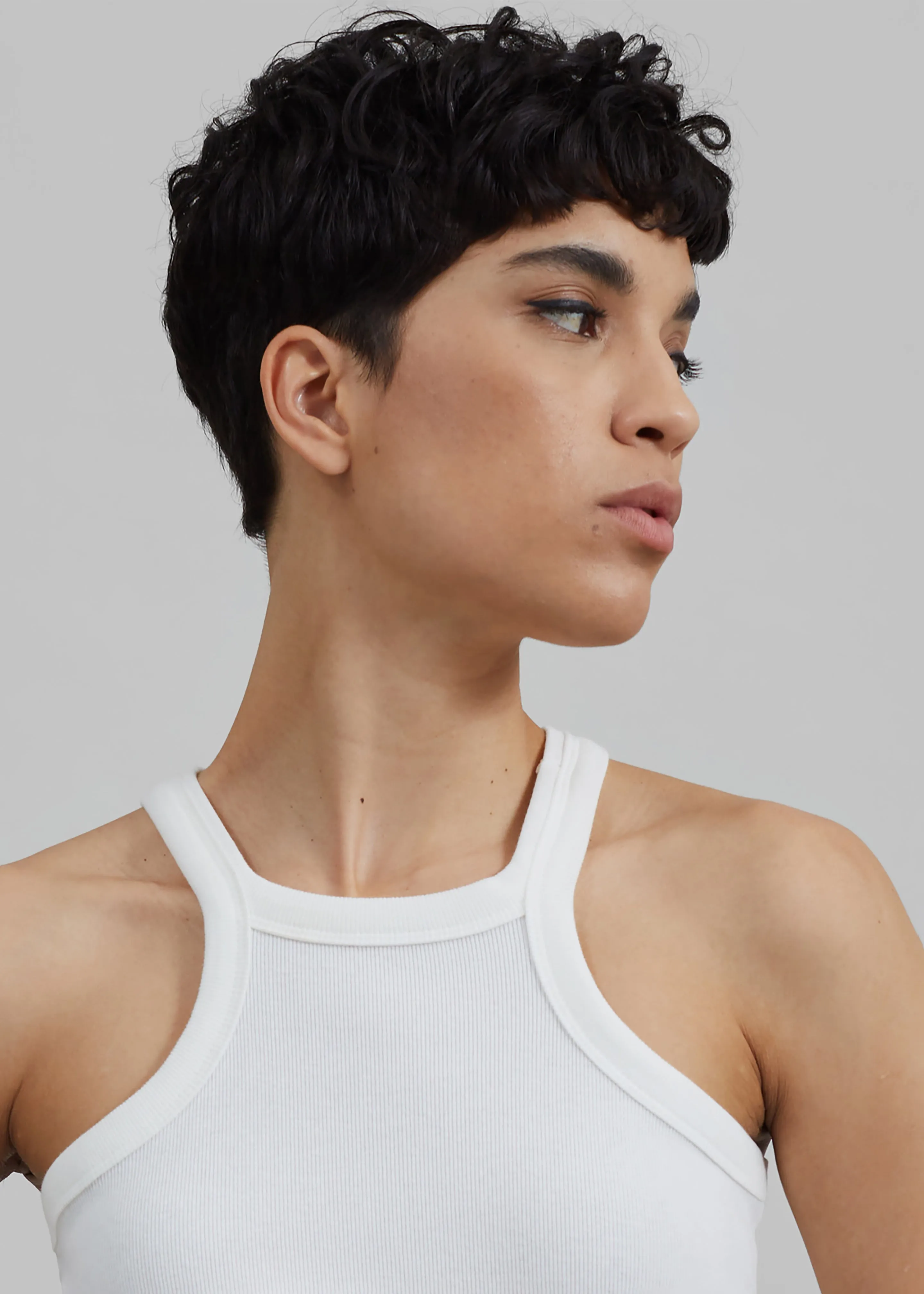 Omi Halter Tank Top - White sold by Frankie Shop product image thumbnail 5