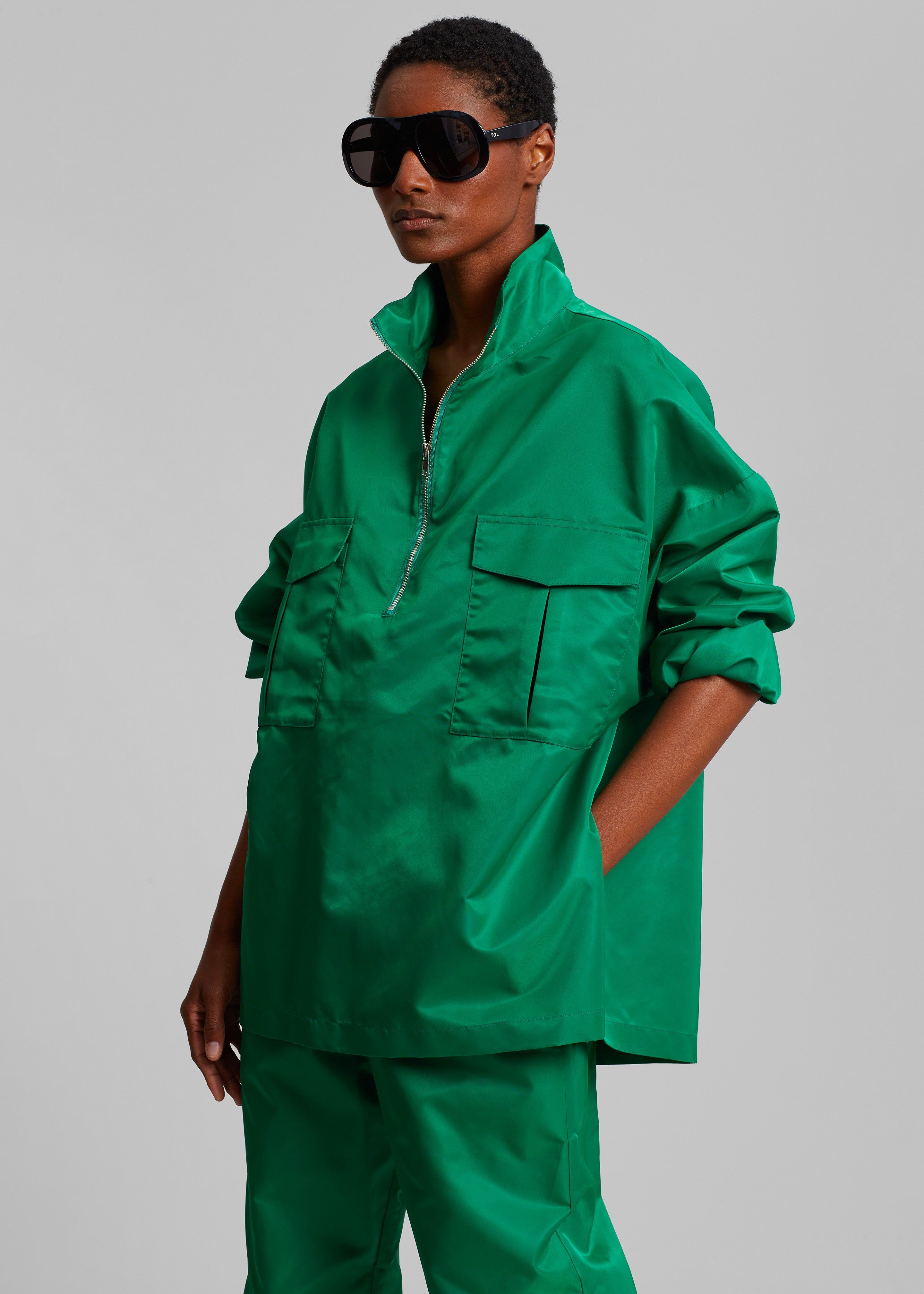 Kevin Anorak Jacket - Kelly Green sold by Frankie Shop product image thumbnail 4
