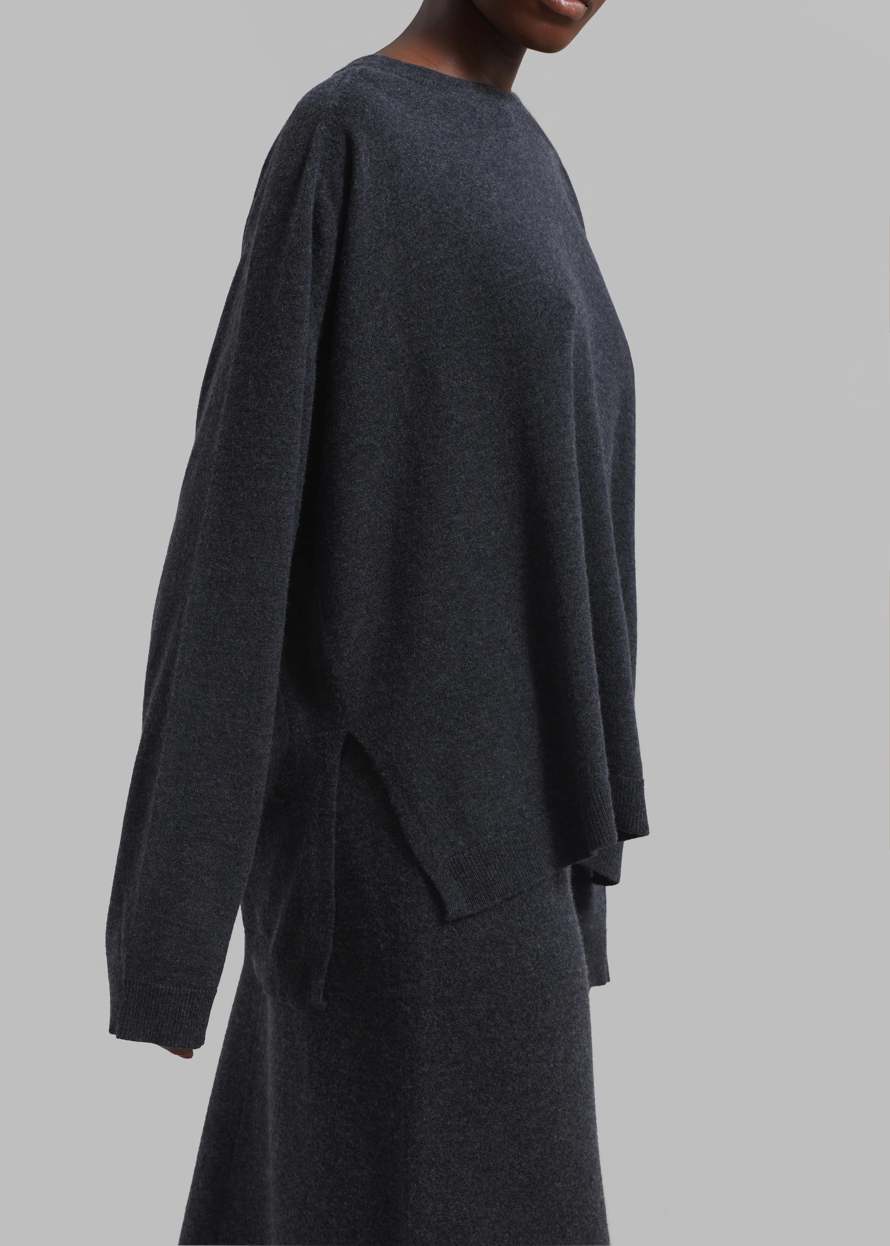 Bellamy Wool Sweater - Charcoal sold by Frankie Shop product image thumbnail 2