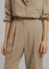 Bea Fluid Pinstripe Suit Pants - Camel sold by Frankie Shop
