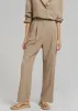 Bea Fluid Pinstripe Suit Pants - Camel sold by Frankie Shop