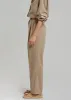 Bea Fluid Pinstripe Suit Pants - Camel sold by Frankie Shop