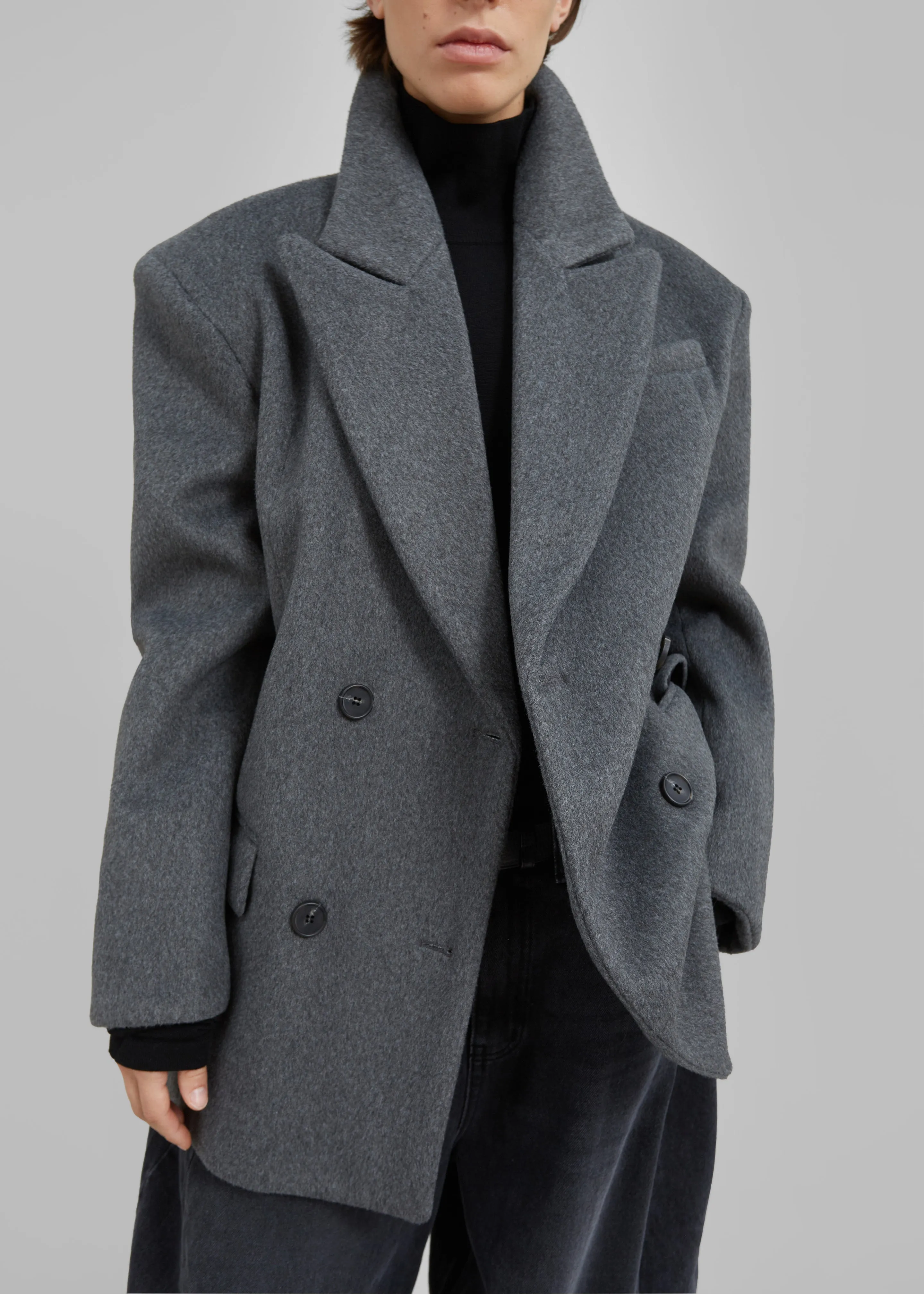 Celia Blazer - Grey sold by Frankie Shop product image thumbnail 5