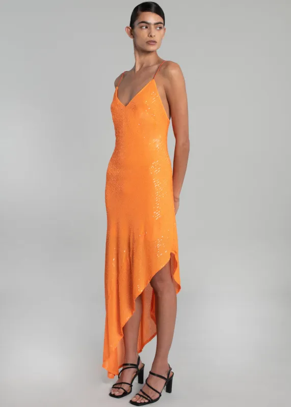 ROTATE Kanelios Dress - Orange Pop made by Frankie Shop