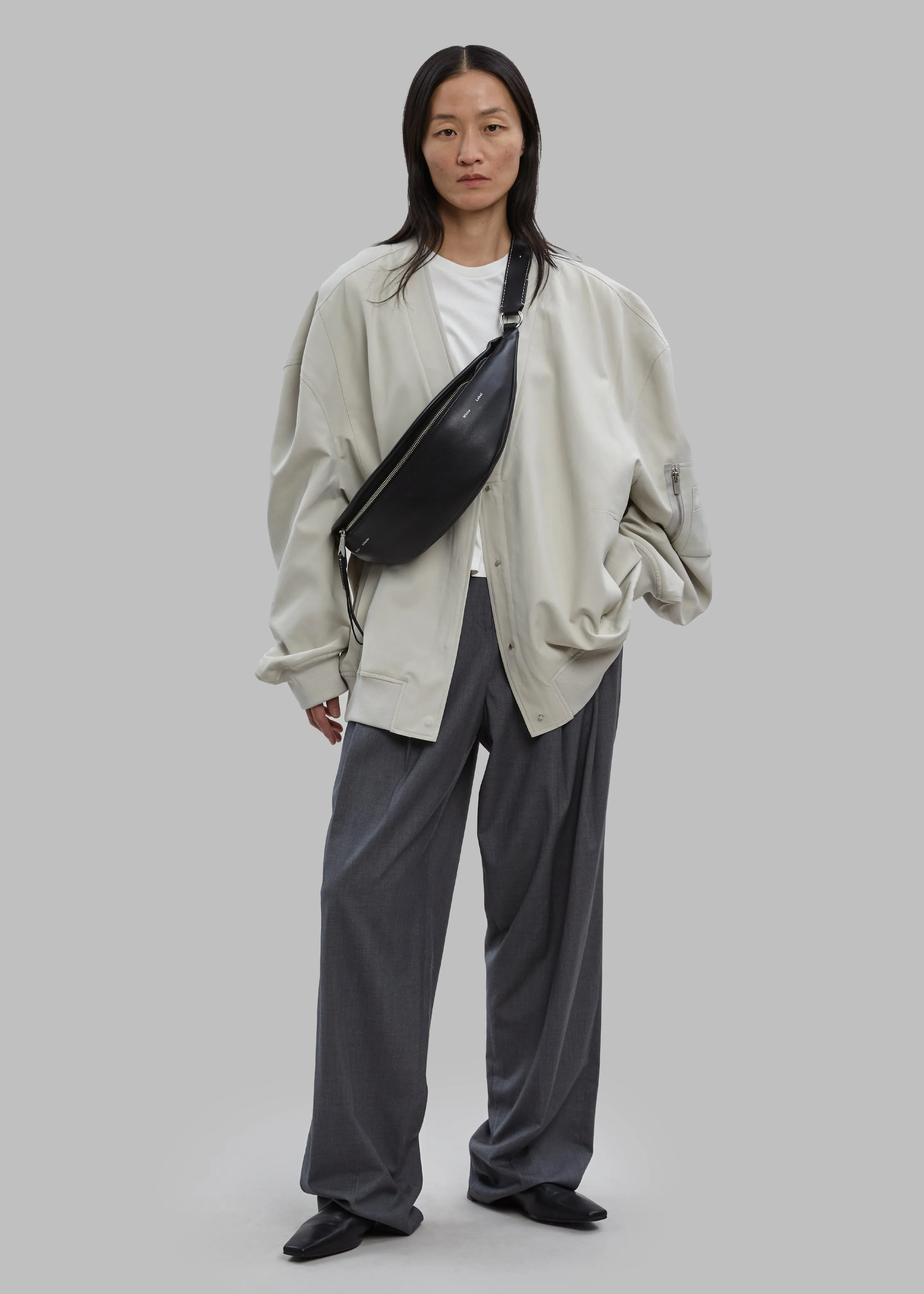 Kanna V-Neck Jacket - Pale Khaki sold by Frankie Shop product image thumbnail 3