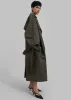 Mavis Oversized Trench - Khaki sold by Frankie Shop