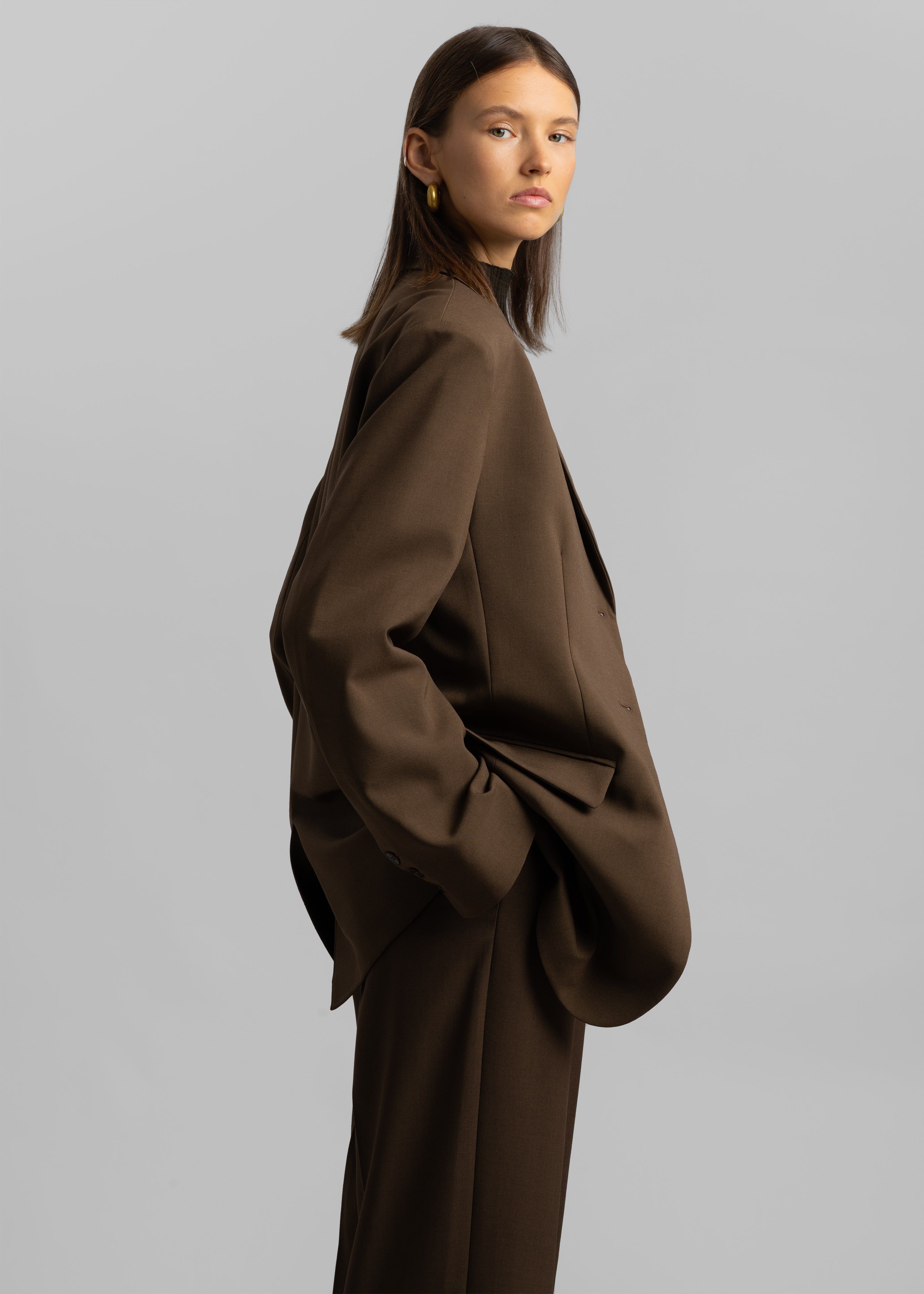 Marquesa Pants - Chocolate sold by Frankie Shop product image thumbnail 4