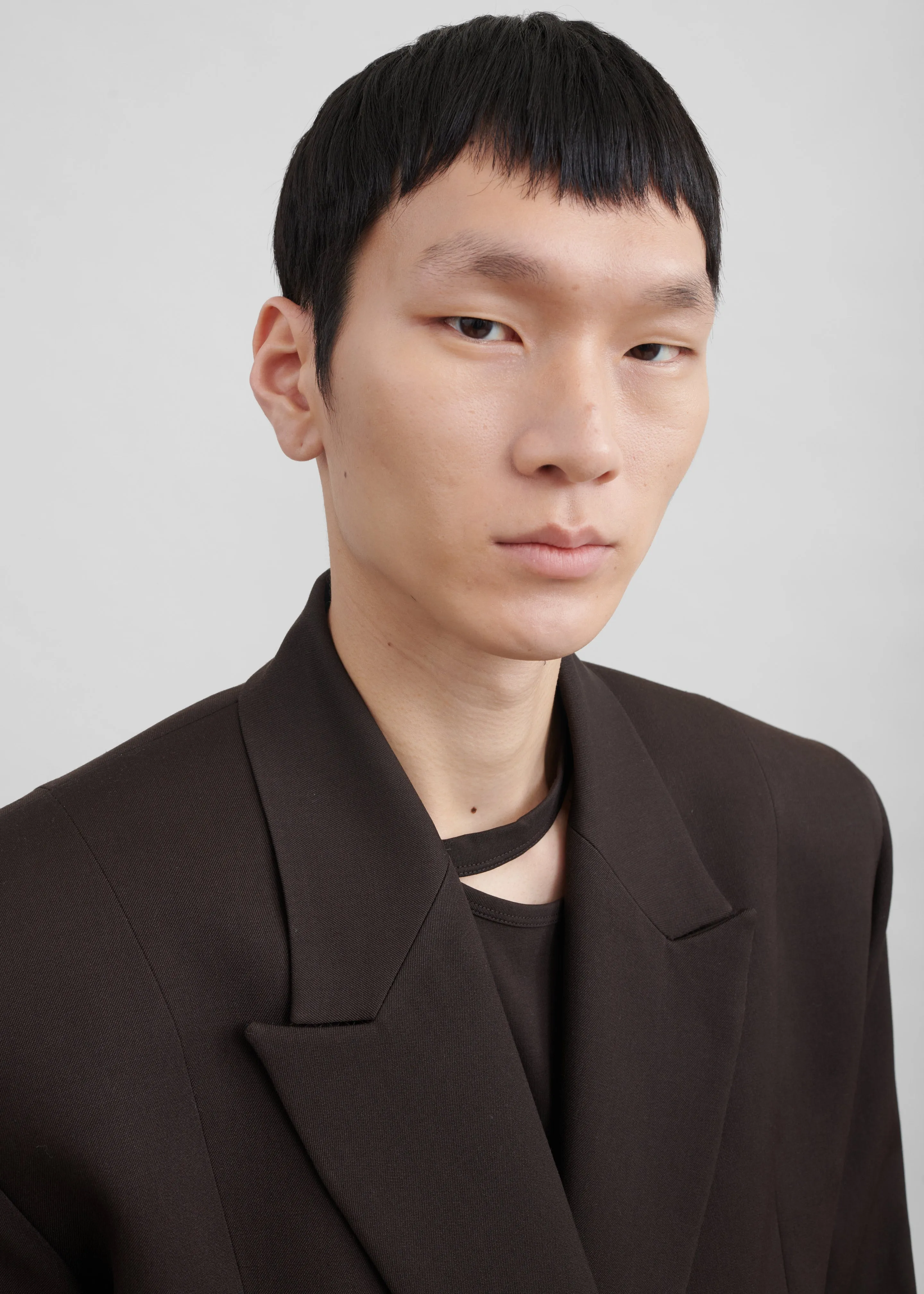 Louis Gabriel Nouchi Double Breasted Jacket - Expresso sold by Frankie Shop product image thumbnail 4