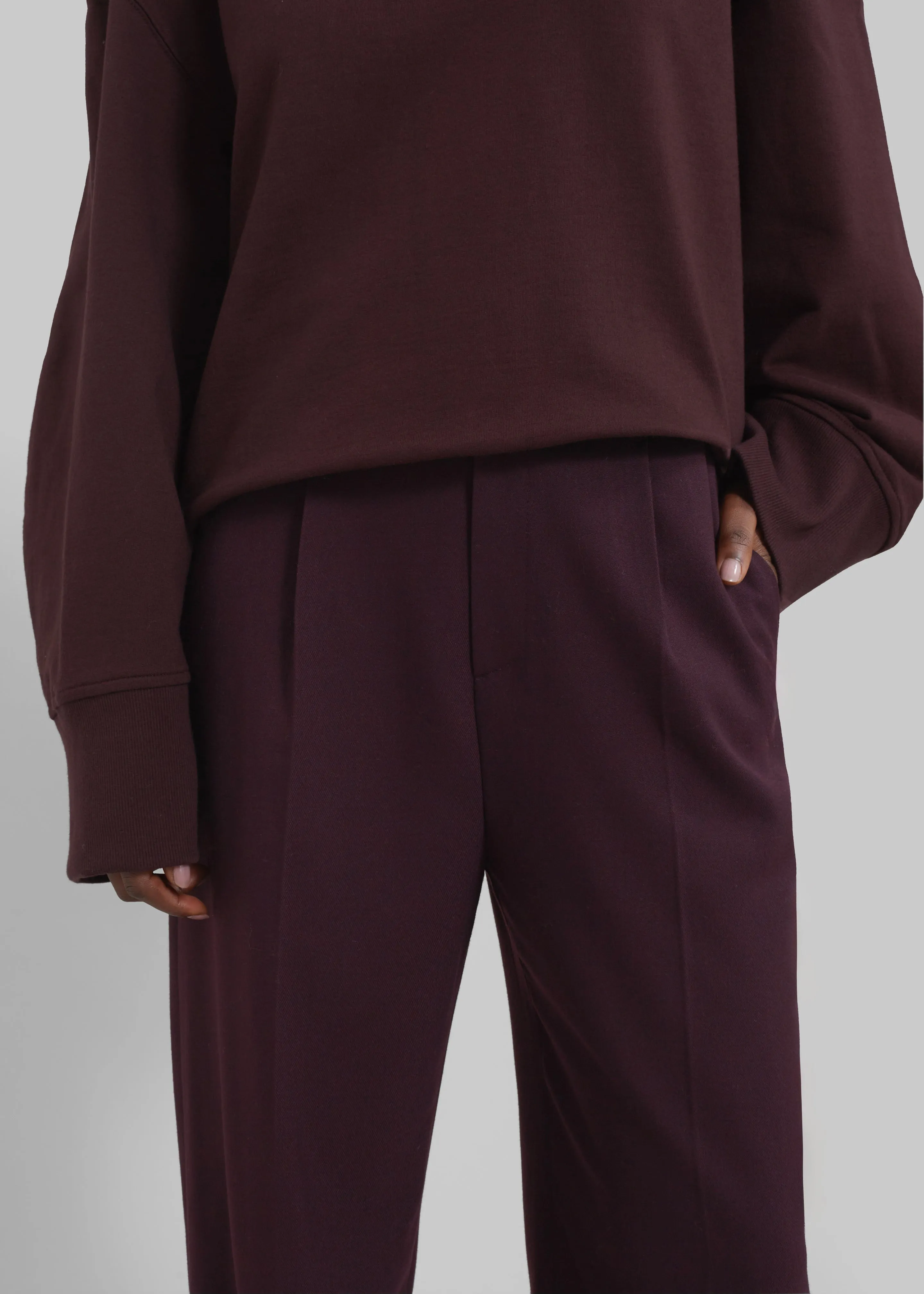 Kylen Trousers - Prune sold by Frankie Shop product image thumbnail 4