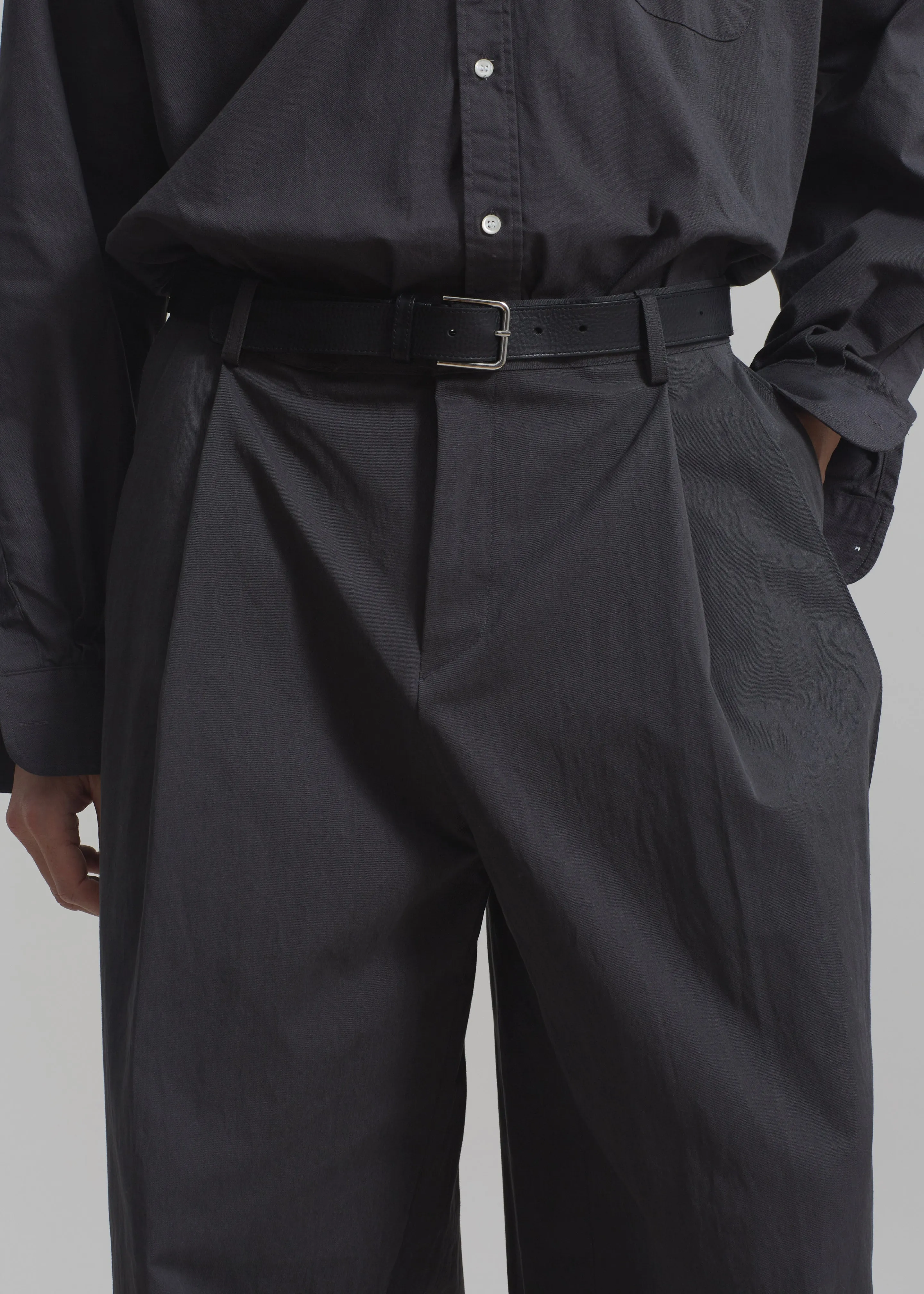 Brandon Trousers - Charcoal sold by Frankie Shop product image thumbnail 3