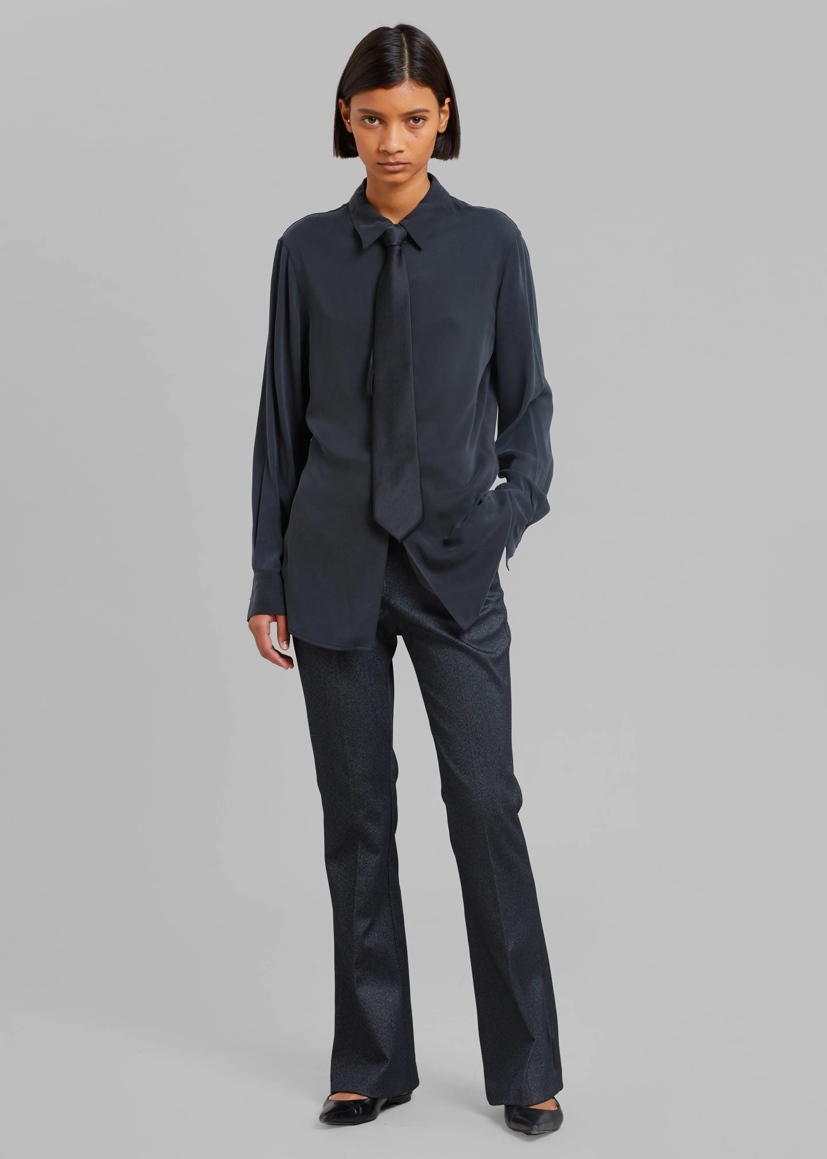 Alix Bootcut Pant - Lurex Grey sold by Frankie Shop product image thumbnail 2