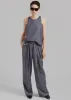 Clay Belted Pants - Grey sold by Frankie Shop